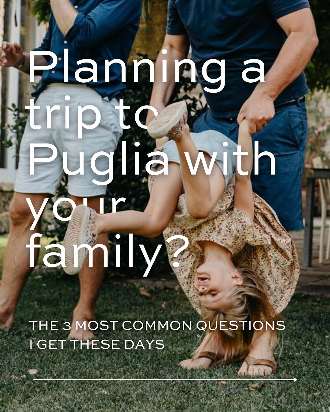 Here are my answers to the top 3 questions I get from families visiting Puglia this summer☀️

If you&rsquo;ve got a question too, feel free to DM me or send an email 📬

#familyphotography #documentaryfamilyphotography #documentaryphotographer #pugli