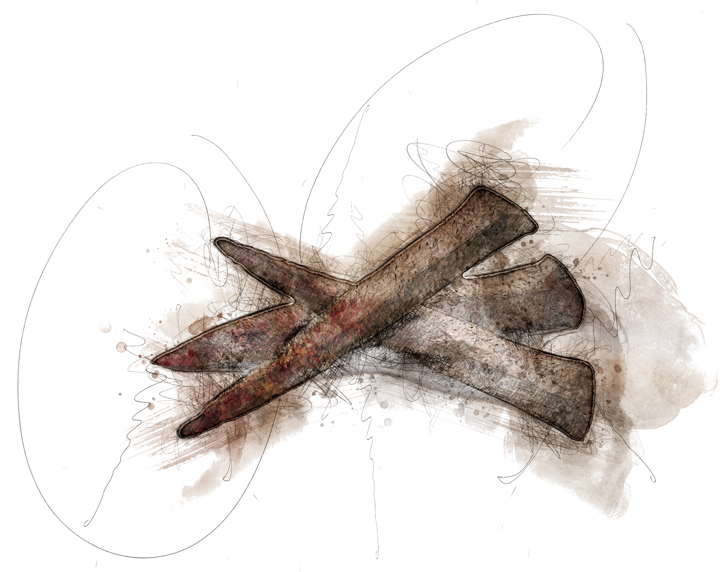 The nails that held Jesus to the cross