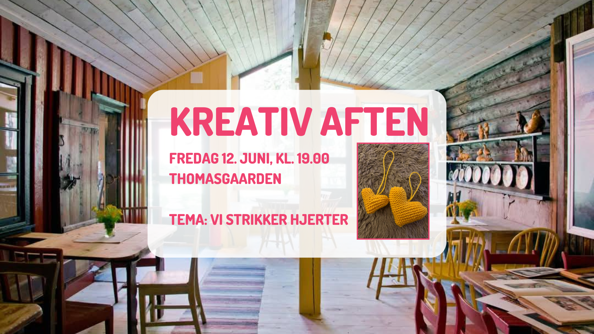 Kreativ aften på Thomasgaarden
