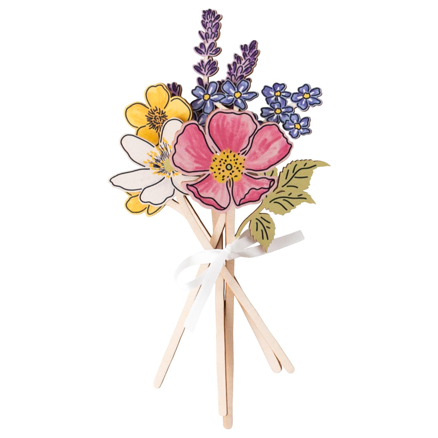 DaphneRosa - Wooden Wildflower Bouquet - £35 - www.daphnerosa.com.png
