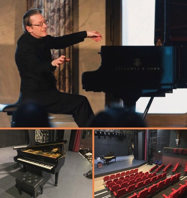 Tuned the PETROF boudoir grand at the Abergavenny Borough Theatre on Monday in preparation for Llyr Williams&rsquo; concert on Tuesday evening...they have a lovely piano in there and a great acoustic for smaller concerts. The program was: 
MOZART - F
