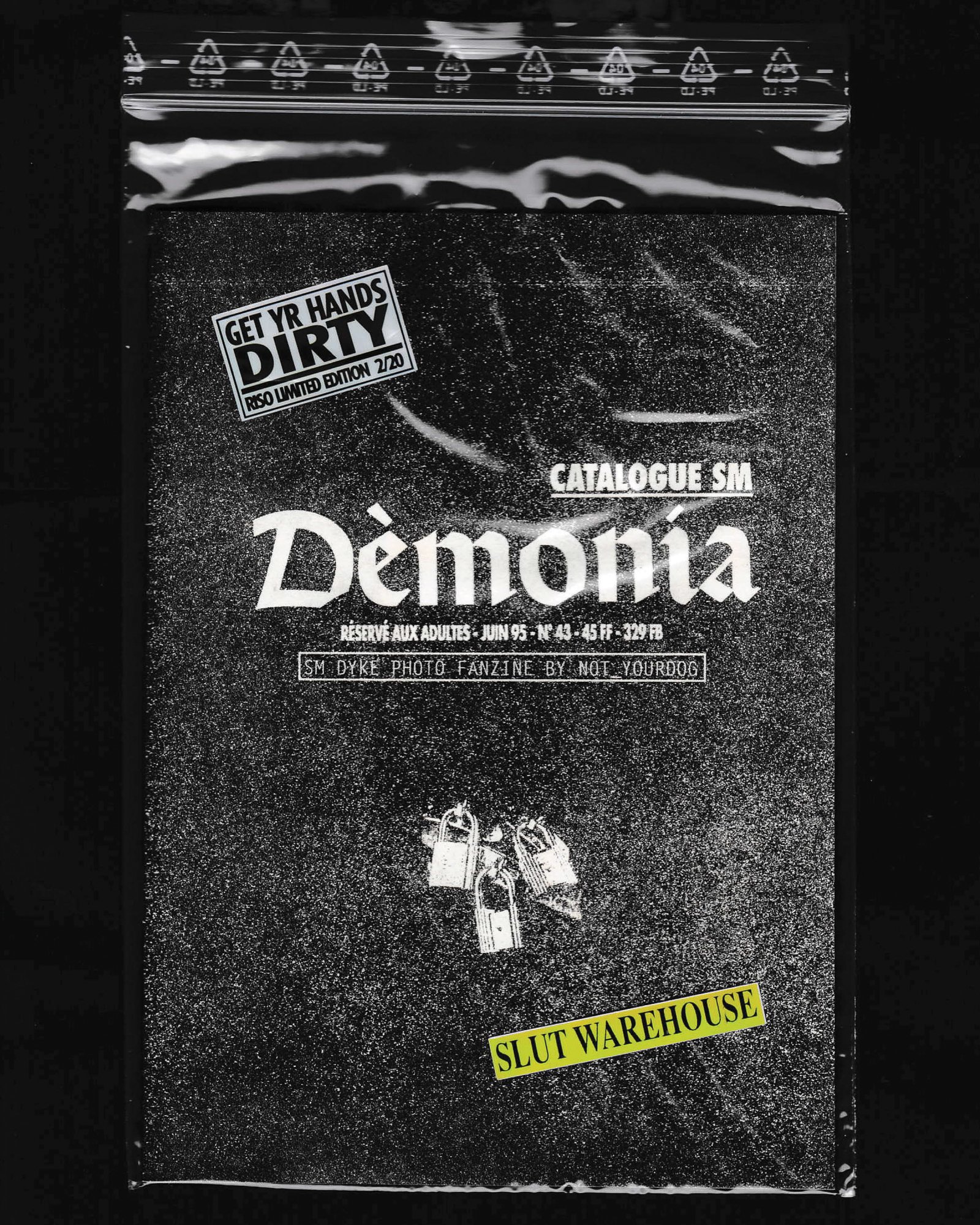 Demonia SM Dyke Photo Fanzine by Not_YourDog - RISO Limited edition of 20 - Lost and Found Press (2025)
