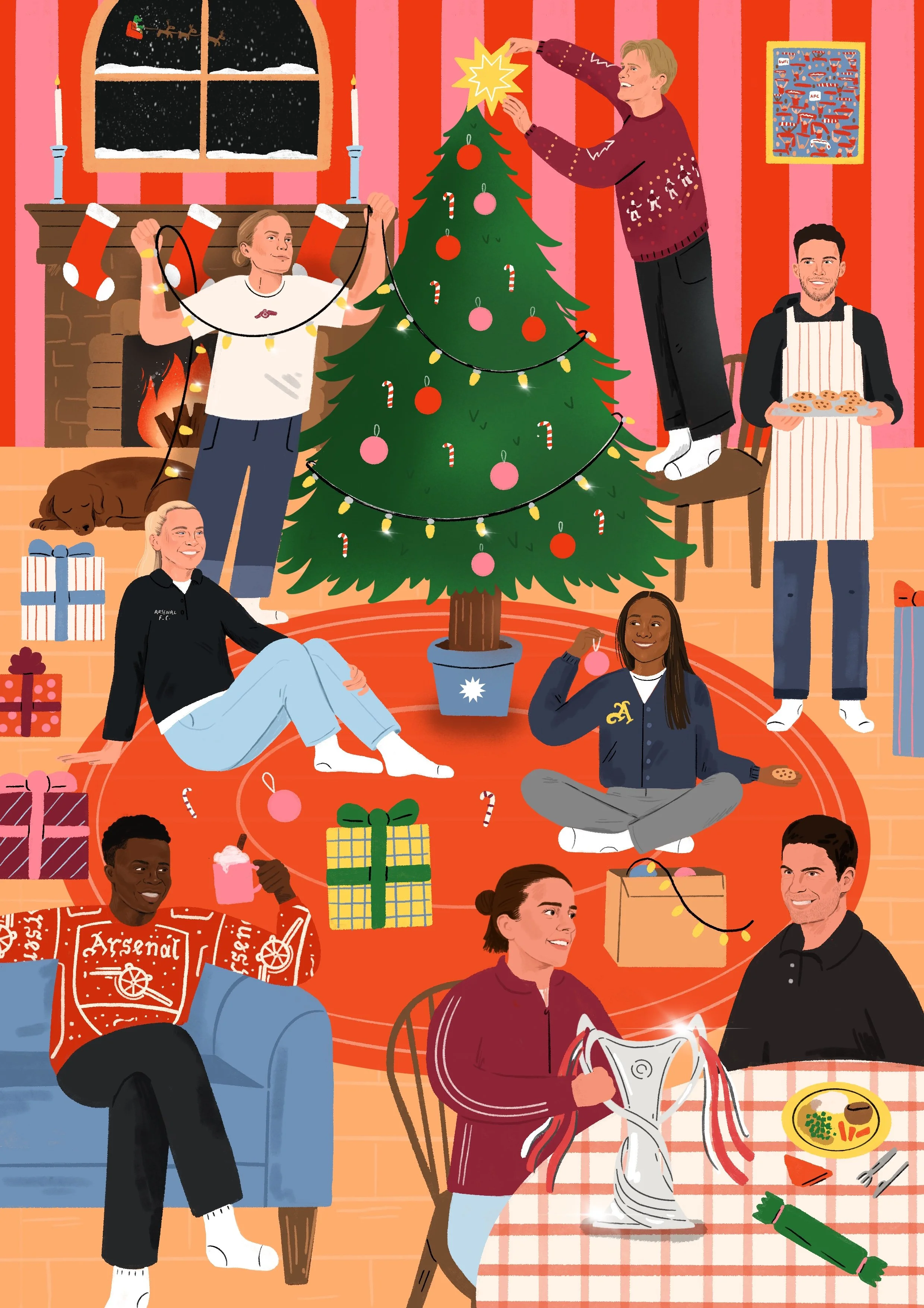 Arsenal Christmas Card