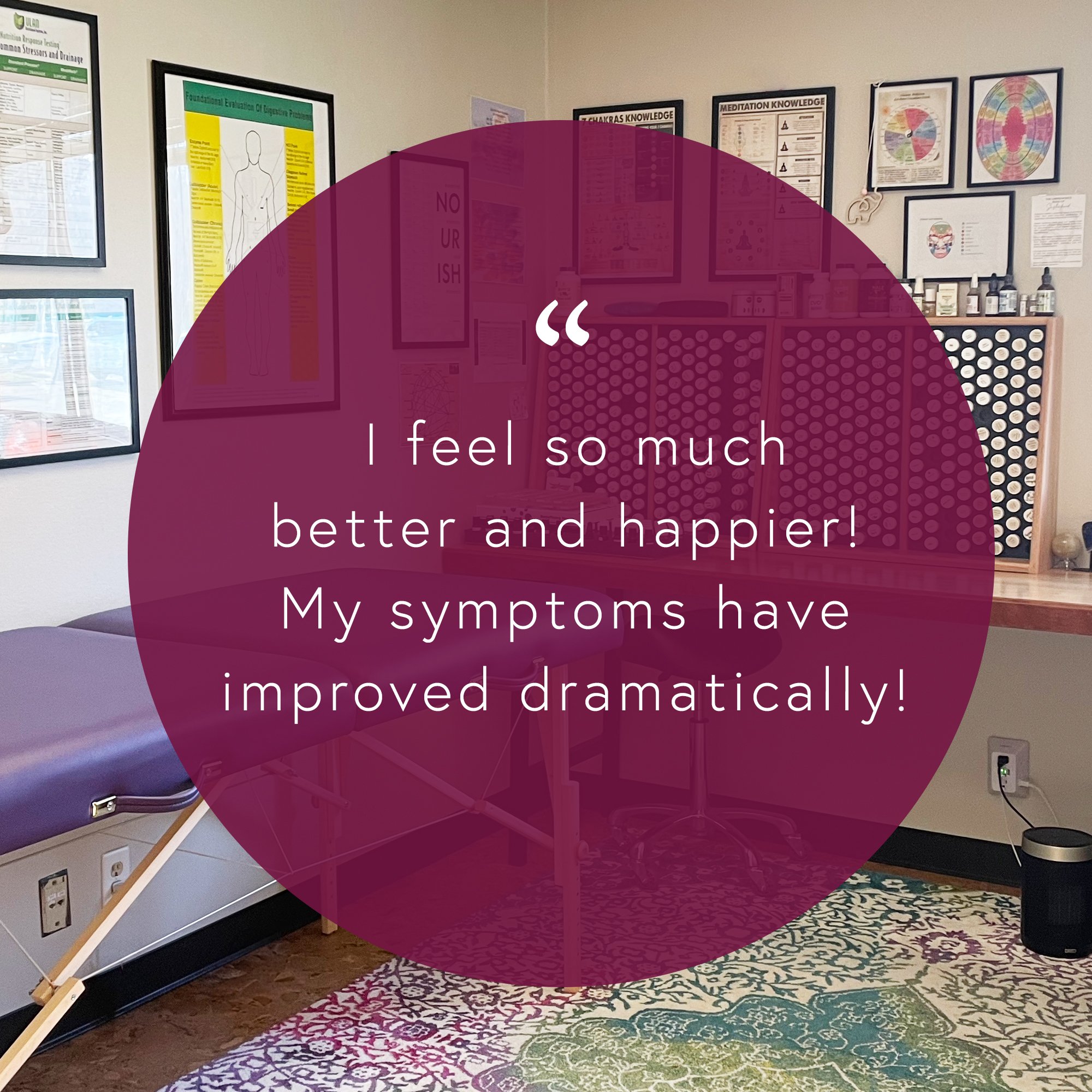 &quot;The women at Innate have helped me so much! I came into the office with a lot of health concerns&mdash;anxiety, heart palpitations, menopause, stomach problems, aches, and sleeplessness. I feel so much better and happier! My symptoms have impro