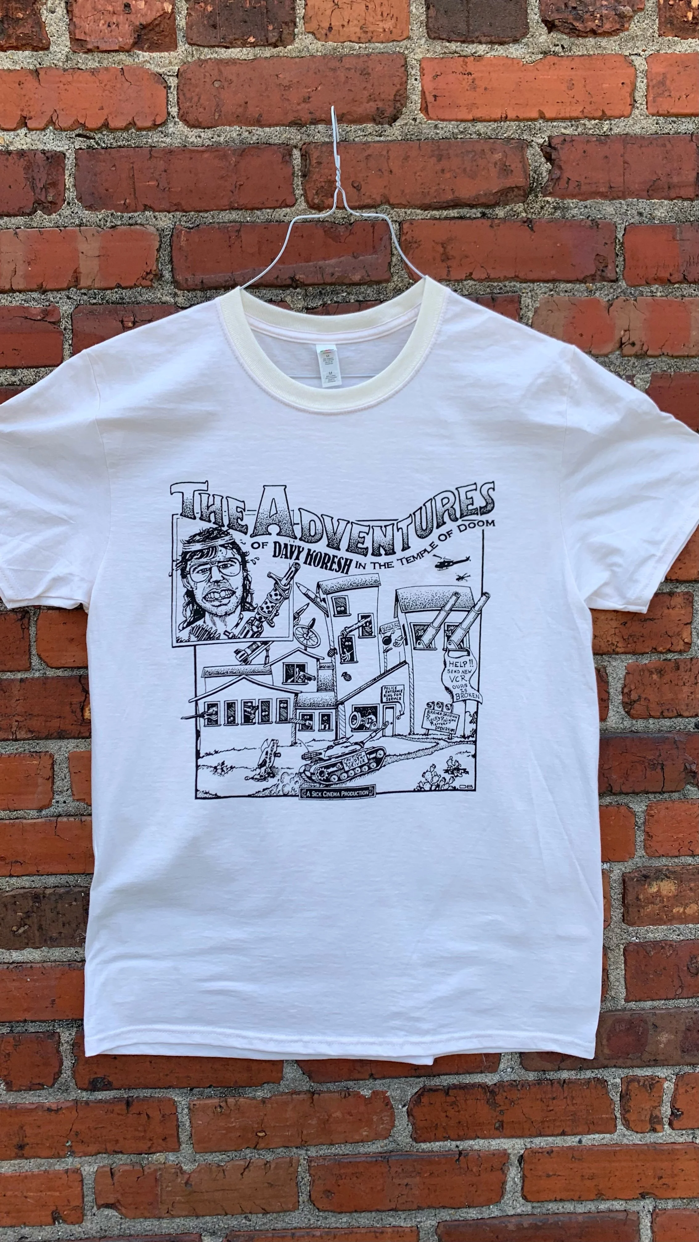 David Koresh and the Temple of Doom ’90s tee — GRAVEFACE MUSEUM