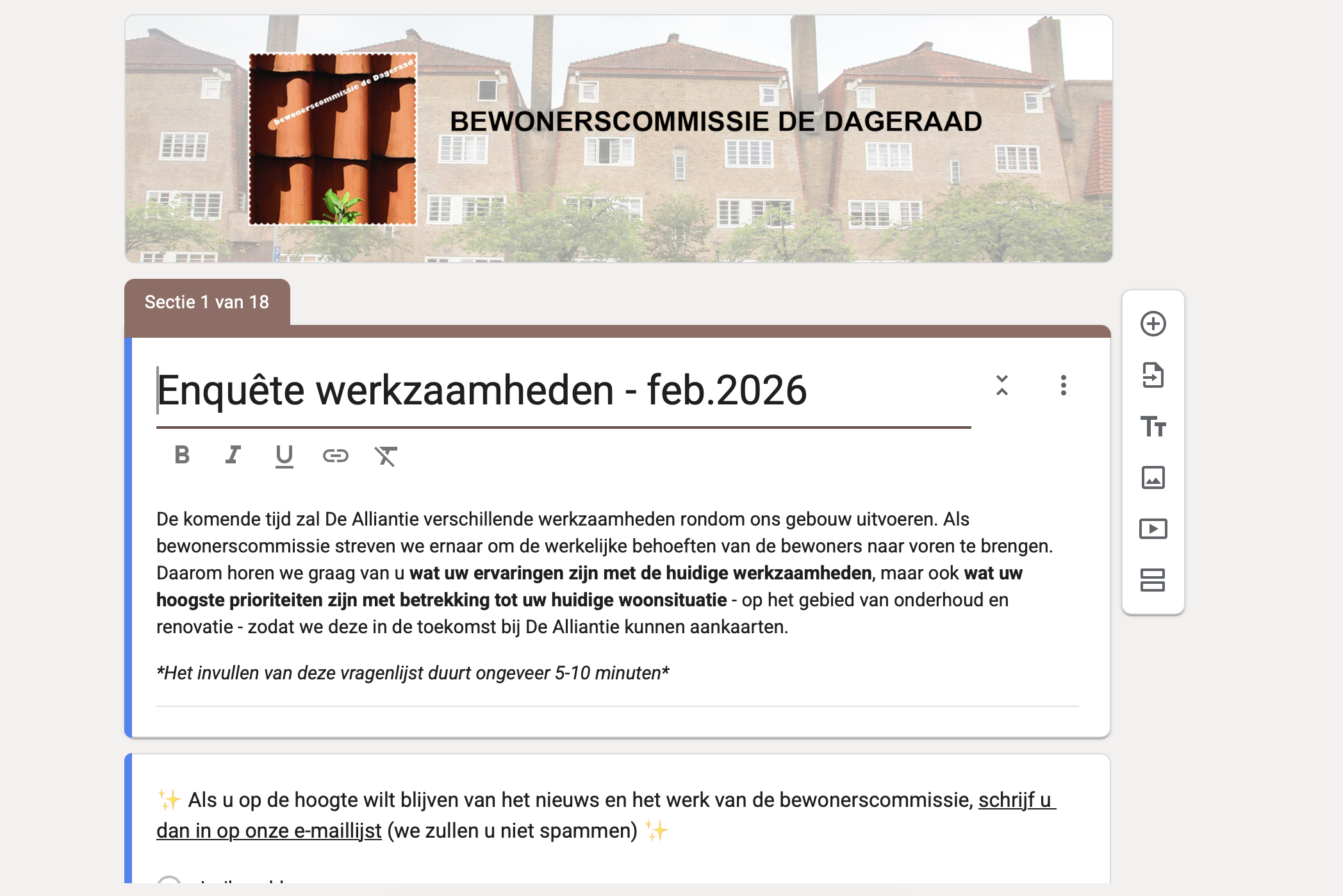 Enquête 2026