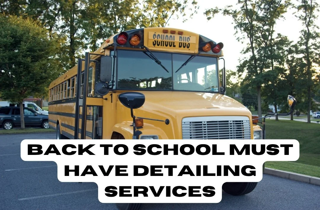 Back-to-School Must-Have Car Detailing Services for Busy Families