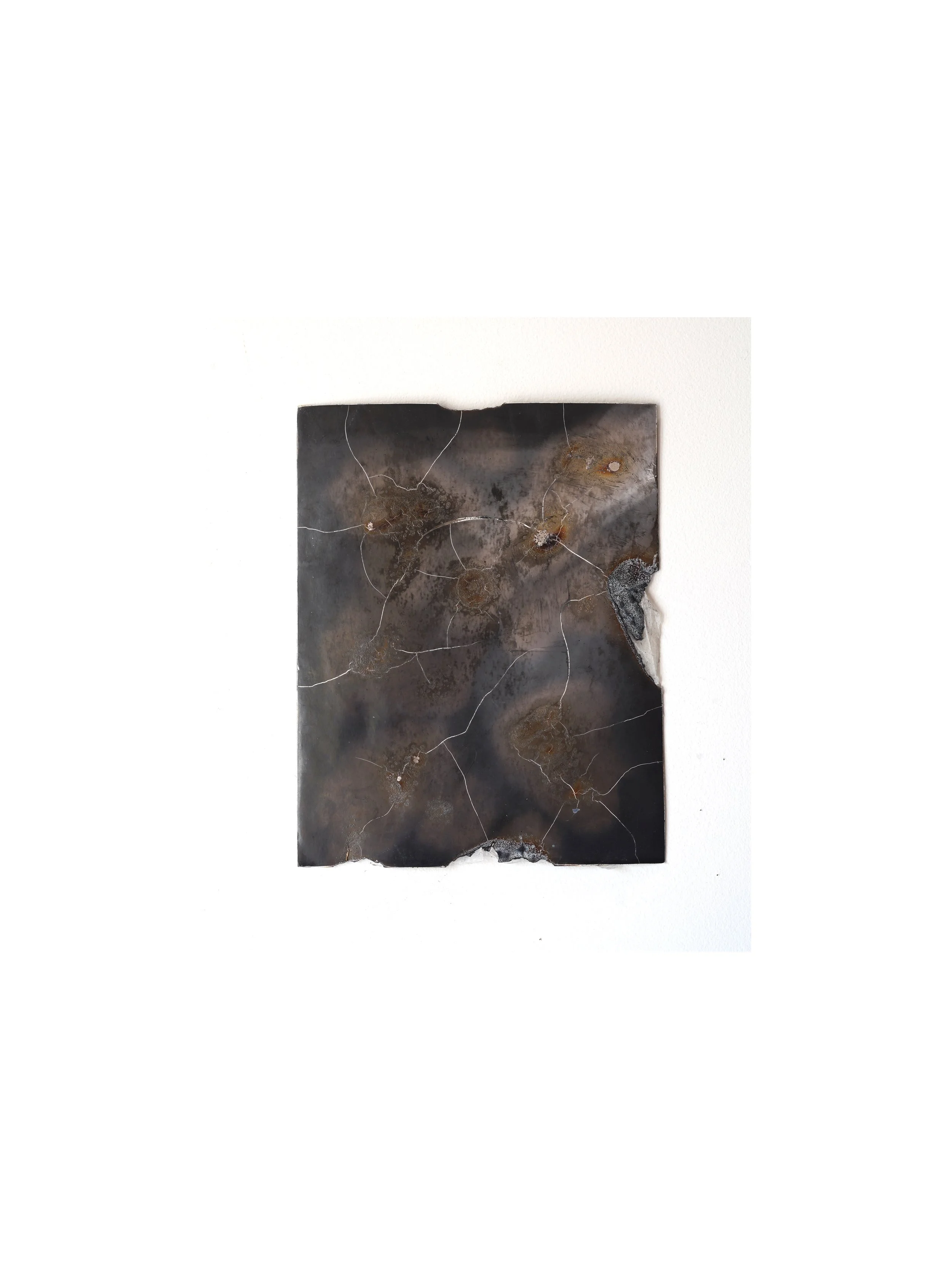 foldtogram (burn 1)   I   2013 / 2020  I  silver gelatin object   I   10 x 8 x .25 inches