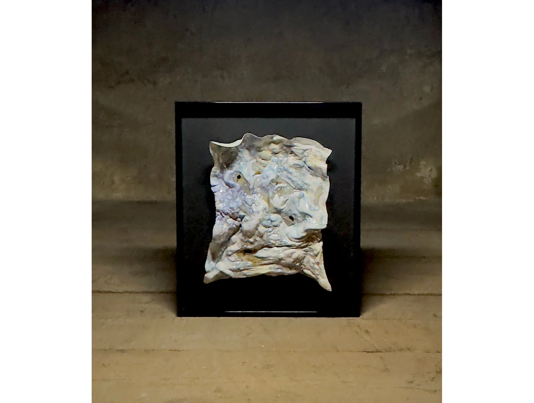 foldtogram (chromo, yb 1)    I    2025    I    light sensitive emulsion coated object    I    12 x 10 x 3 inches