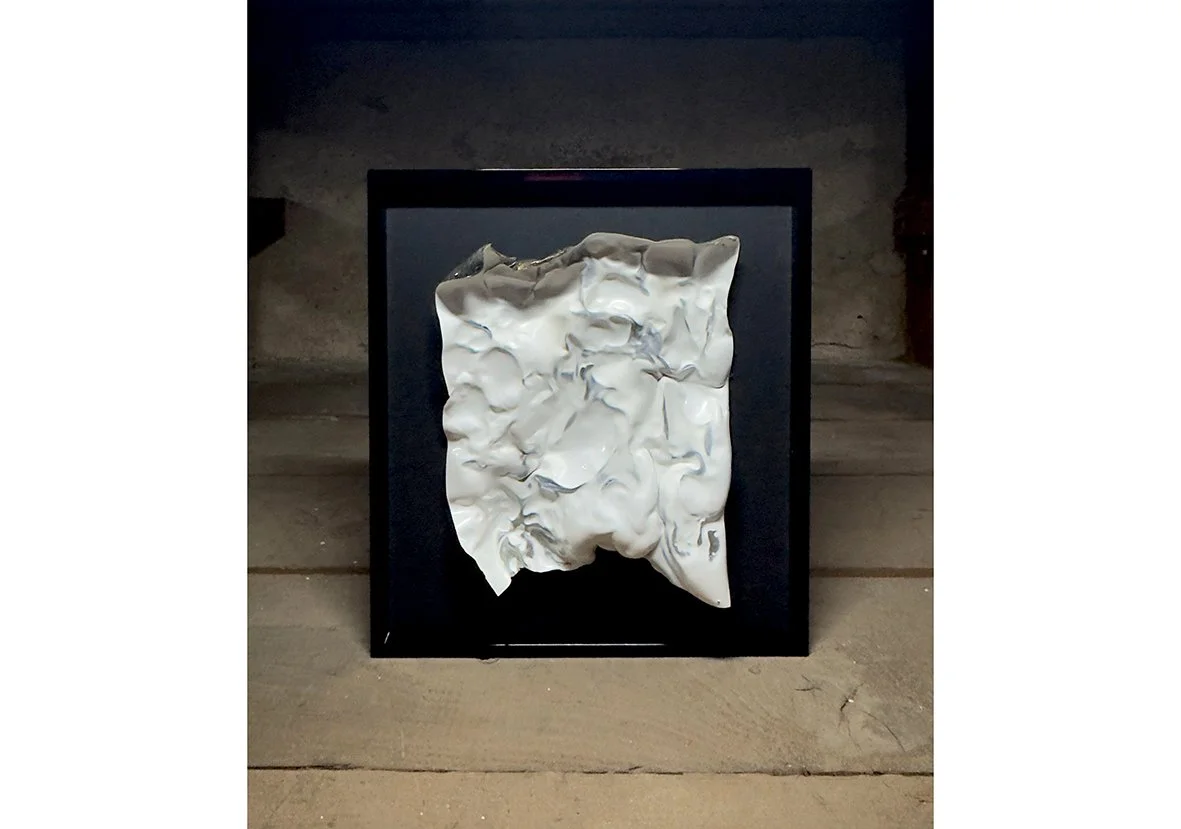 foldtogram (chromo, w 1)    I    2025    I    light sensitive emulsion coated object    I    12 x 10 x 3 inches