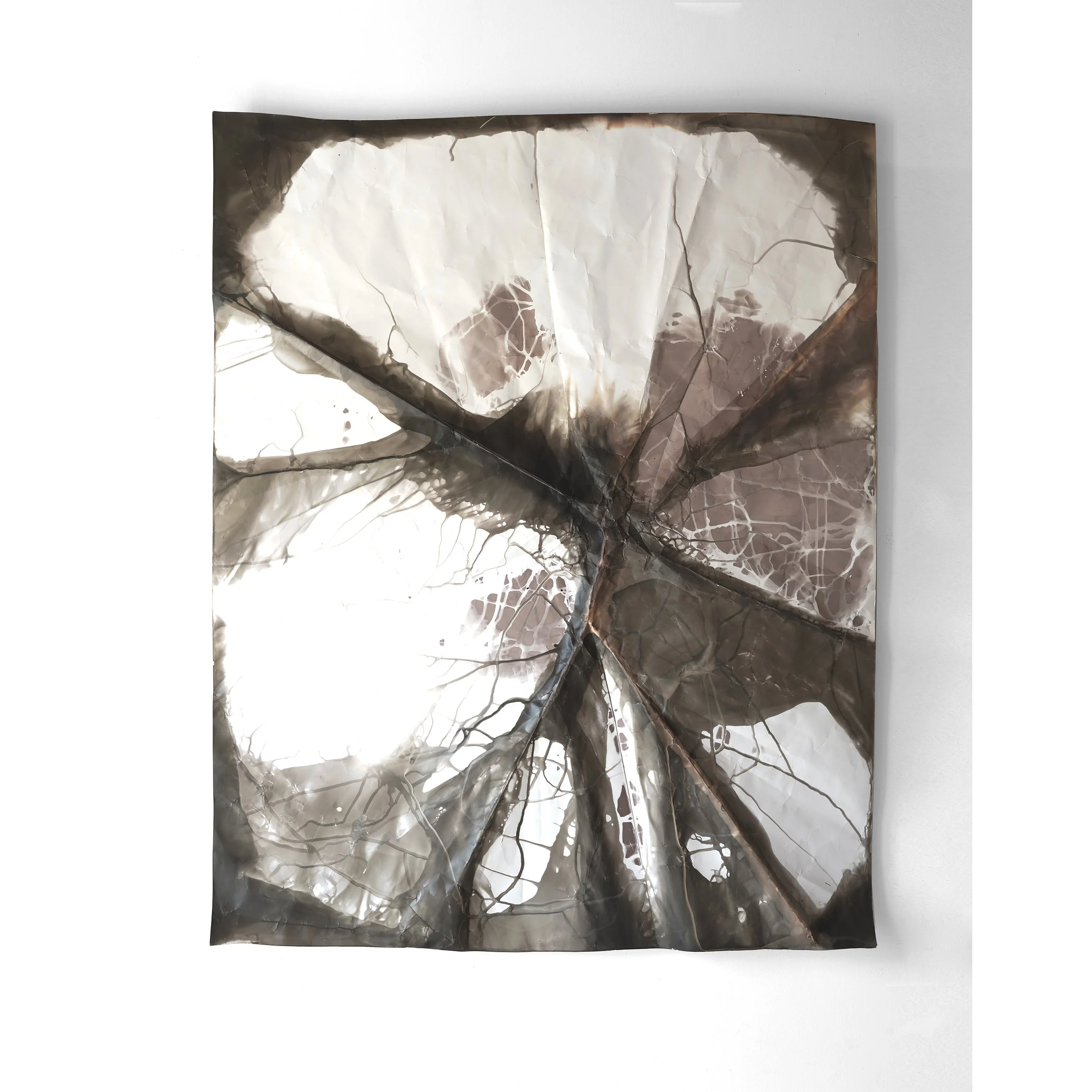 foldtogram (rcs 1, January, iteration 2)   I    2023   I   silver gelatin object   I   dimensions variable   I   installation view: Fragment Gallery, NYC