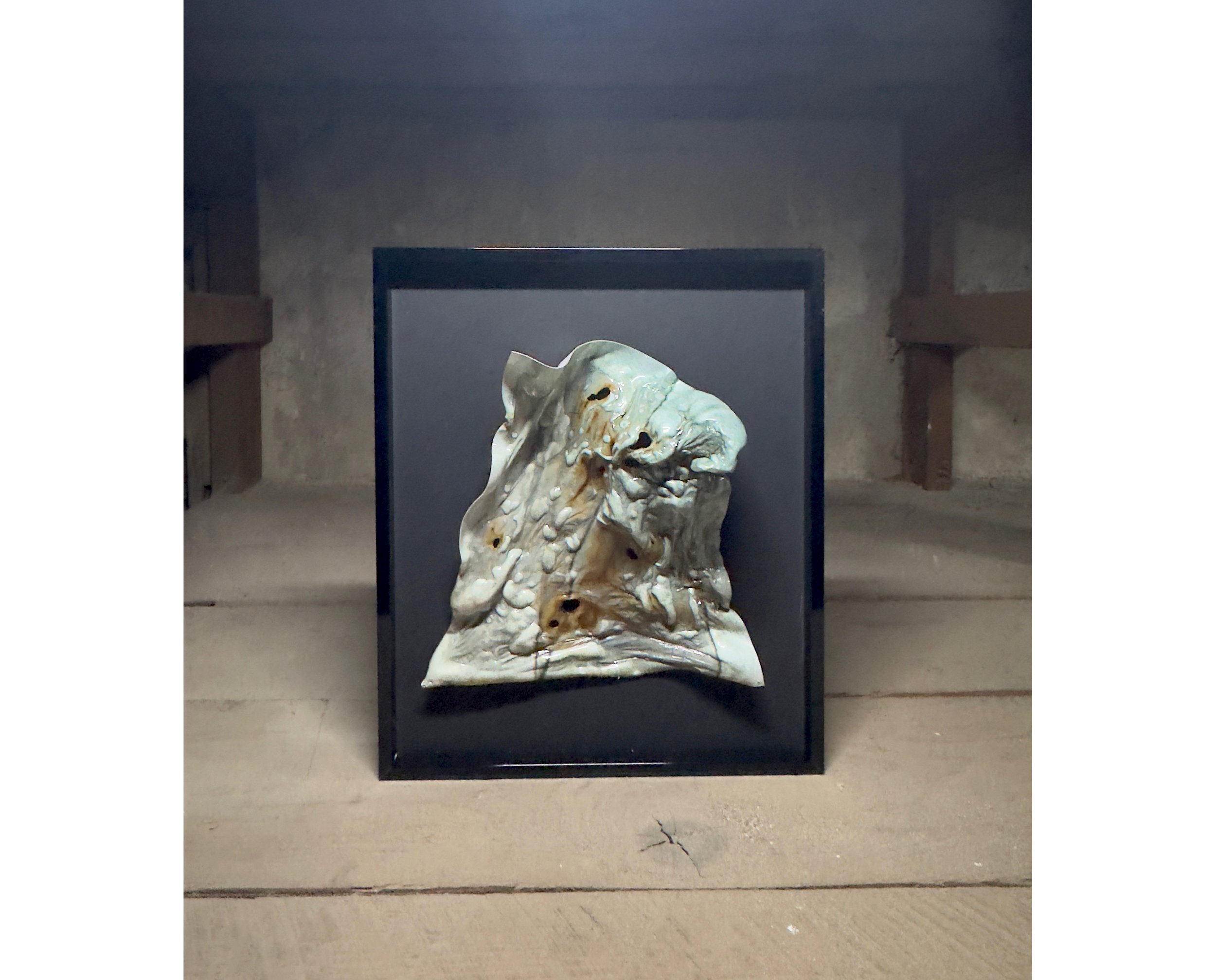 foldtogram (chromo, b)    I    2025    I    light sensitive emulsion coated object    I   12 x 10 x 3 inches