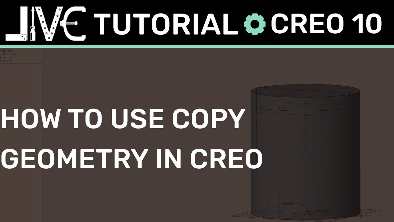 How To Use Copy Geometry in an Assembly in Creo Parametric