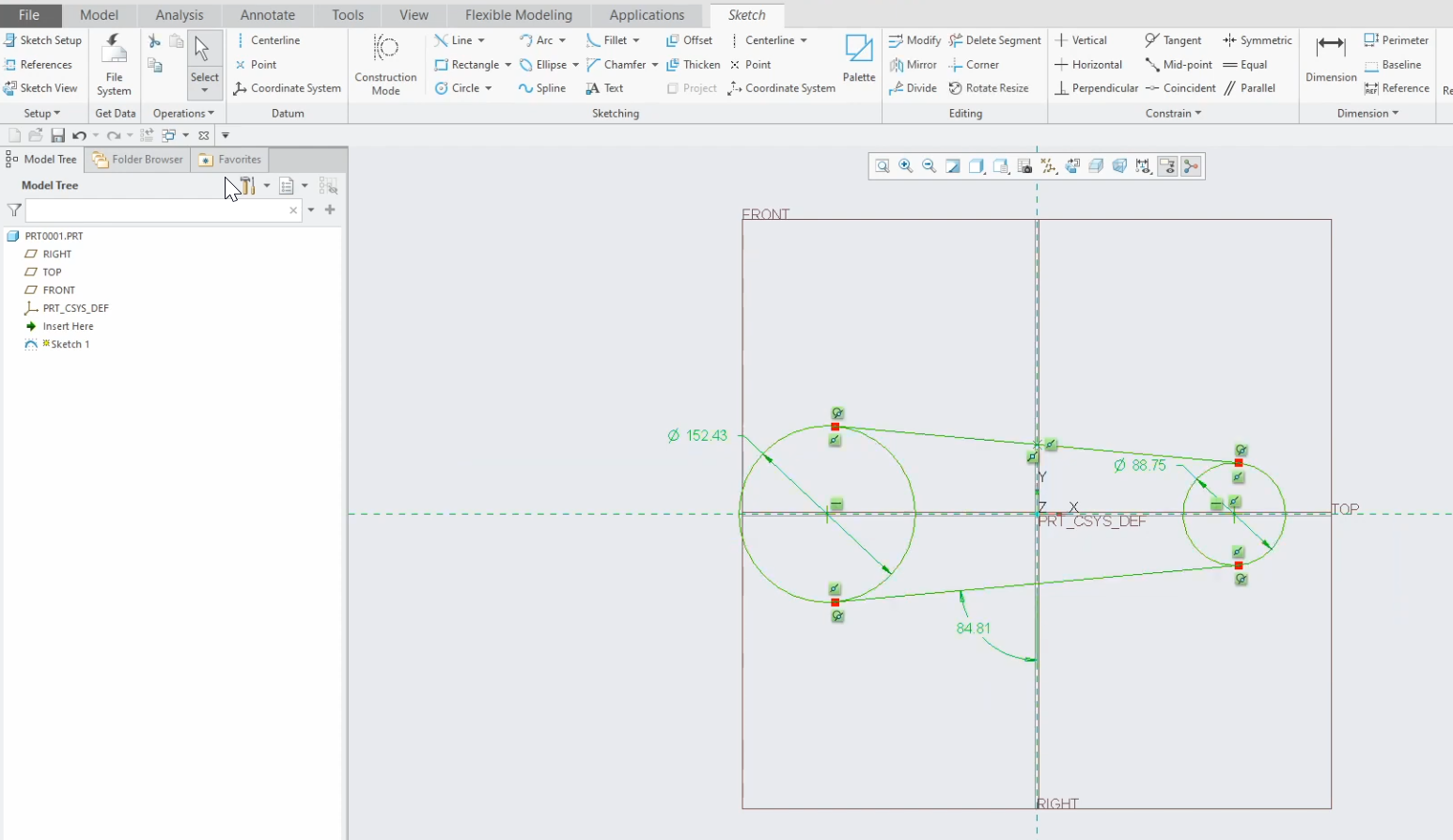 Essential Creo Parametric Sketcher Tips and Tricks
