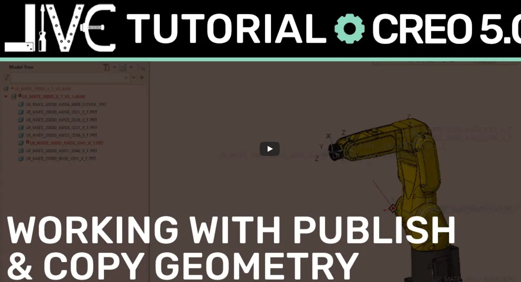 How to Use Publish and Copy Geometry in Creo Parametric