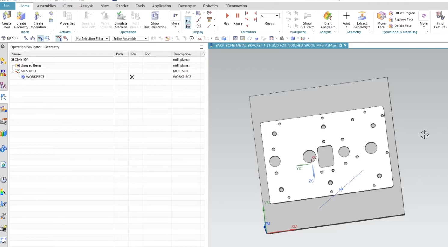 Preparing Hole Geometry for CAM in Siemens NX