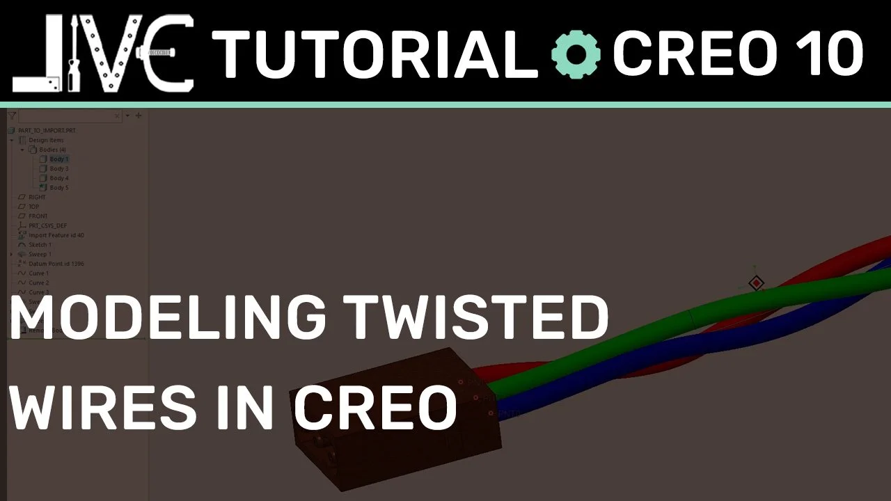 Advanced Creo Cabling: How to Model Twisted Wires Natively Using trajpar