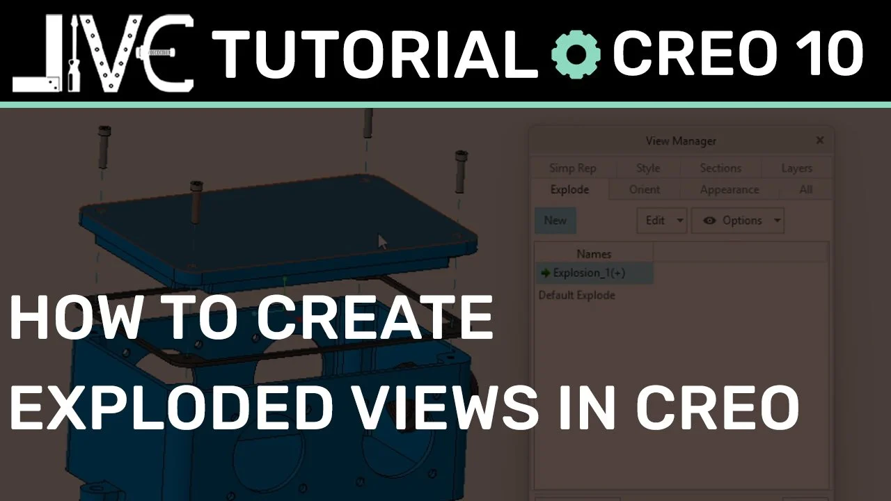 Step-by-Step Guide: Creating and Saving Exploded Views in PTC Creo Parametric