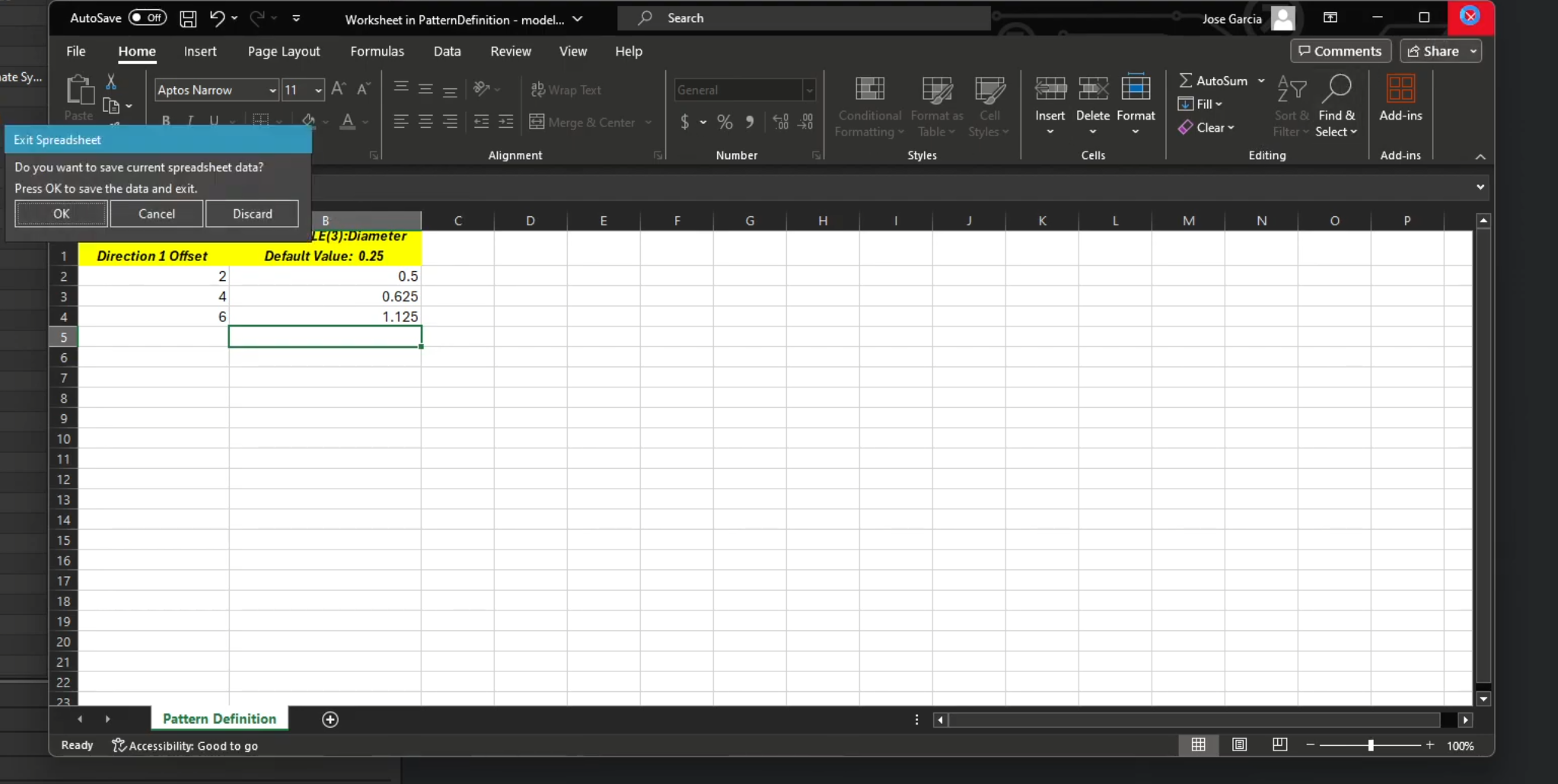Spreadsheet Patterns Siemens NX Pattern Feature Masterclass: Spreadsheet, Increments ...