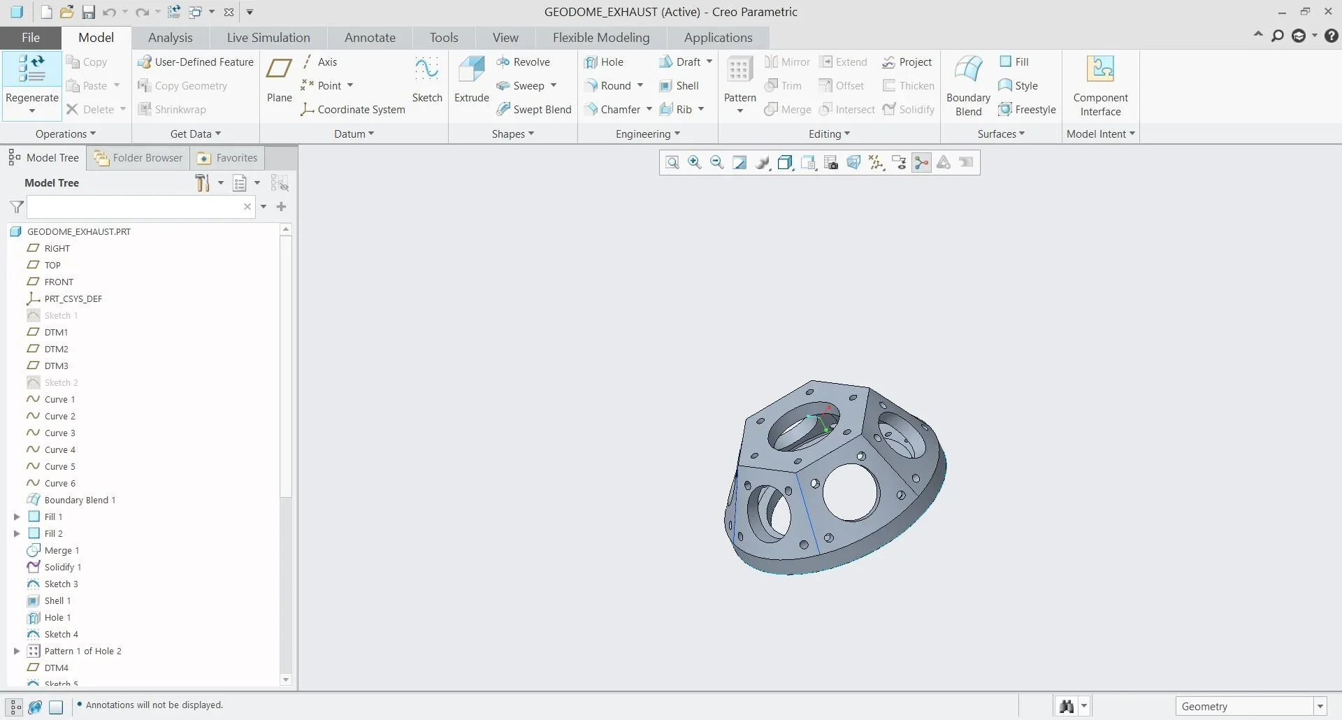 PTC Creo Parametric training session focusing on robust 3D modeling and design intent best practices.