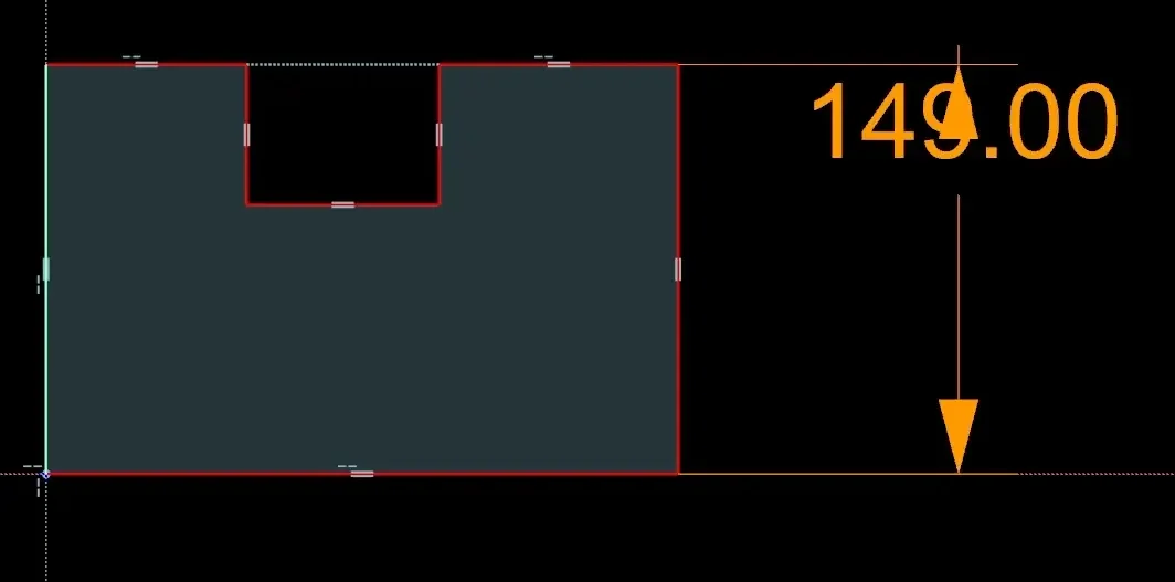 A side-by-side demonstration of the Siemens NX 2506 2D sketcher viewport showing scaled-up, high-visibility dimension text after utilizing the Control and Up Arrow hotkey shortcut.