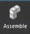 The Assemble command icon in the Siemens NX Assemblies ribbon, used for a streamlined component addition and constraint workflow.