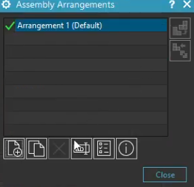 Opening the Assembly Arrangements dialog in Siemens NX to begin defining motion-based configurations for a butterfly valve.