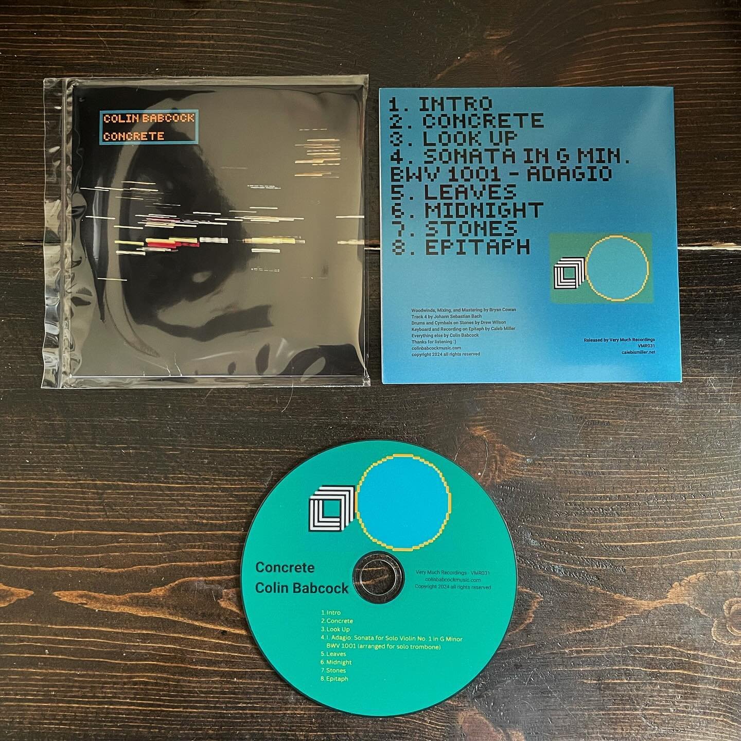 Got the CD&rsquo;s in for my record Concrete, releasing April 15th!! Bandcamp preorder link in bio, $15 for a CD and $45 for a vinyl record. :) 

In honor of Eclipse day, premiering my very aptly named improvisation piece &ldquo;Eclipse&rdquo; (I kno