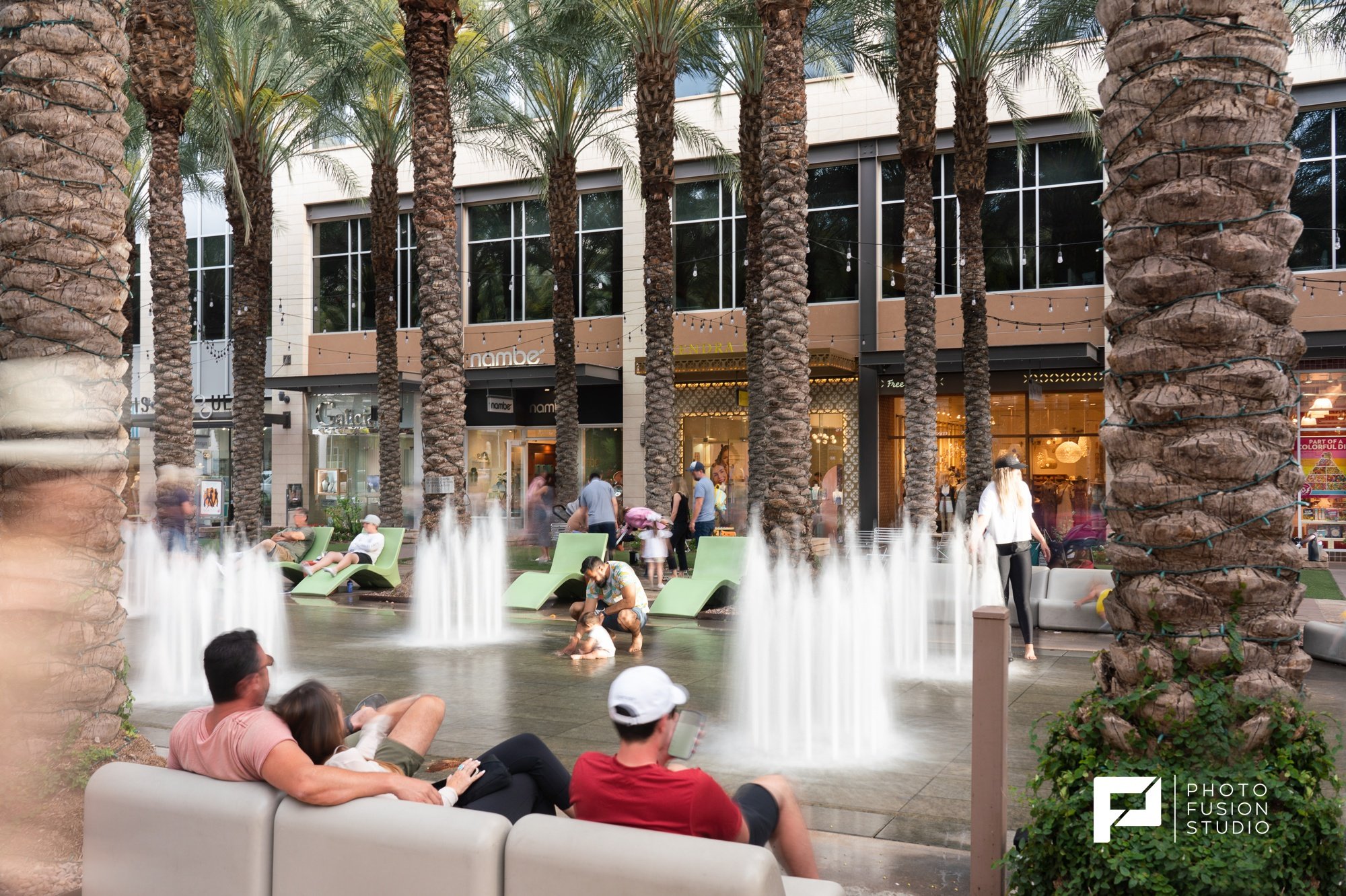 Splash Pad at Scottsdale Quarter - Photo Fusion Studio