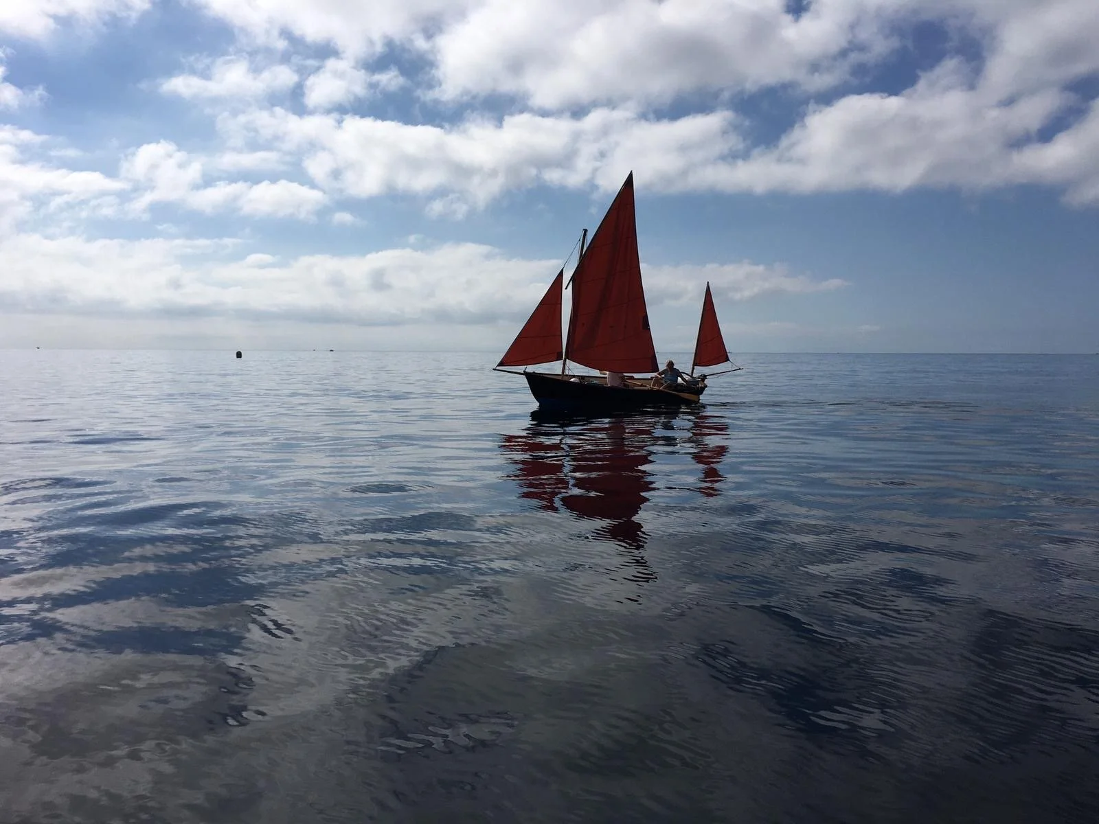 Our traditional gaf rigged sail boat