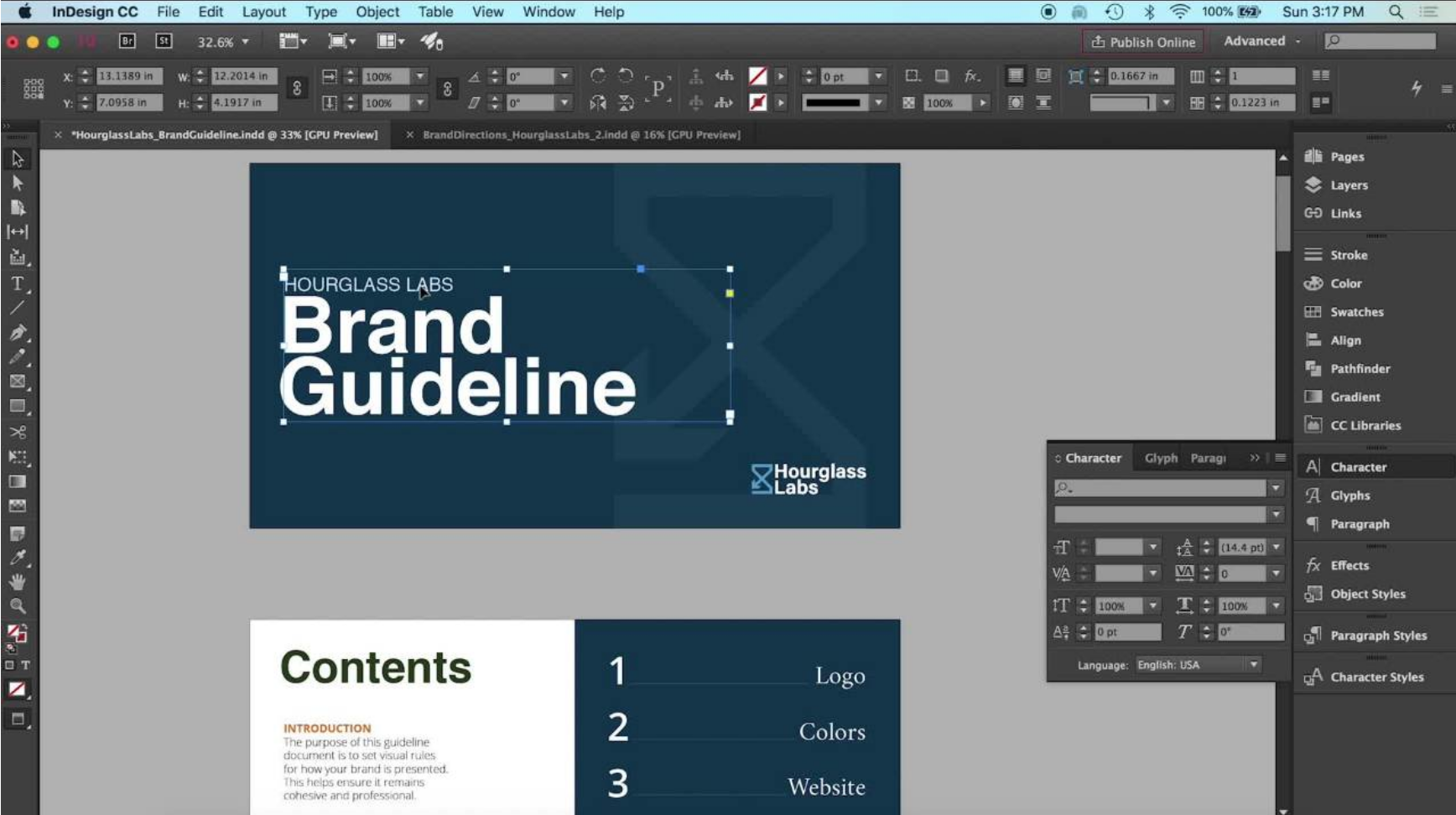 Finalizing Brand Design