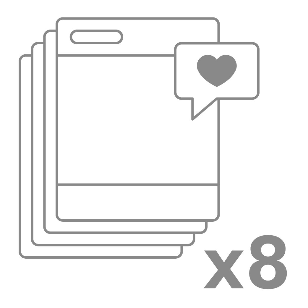 Social Media Templates (8/month)