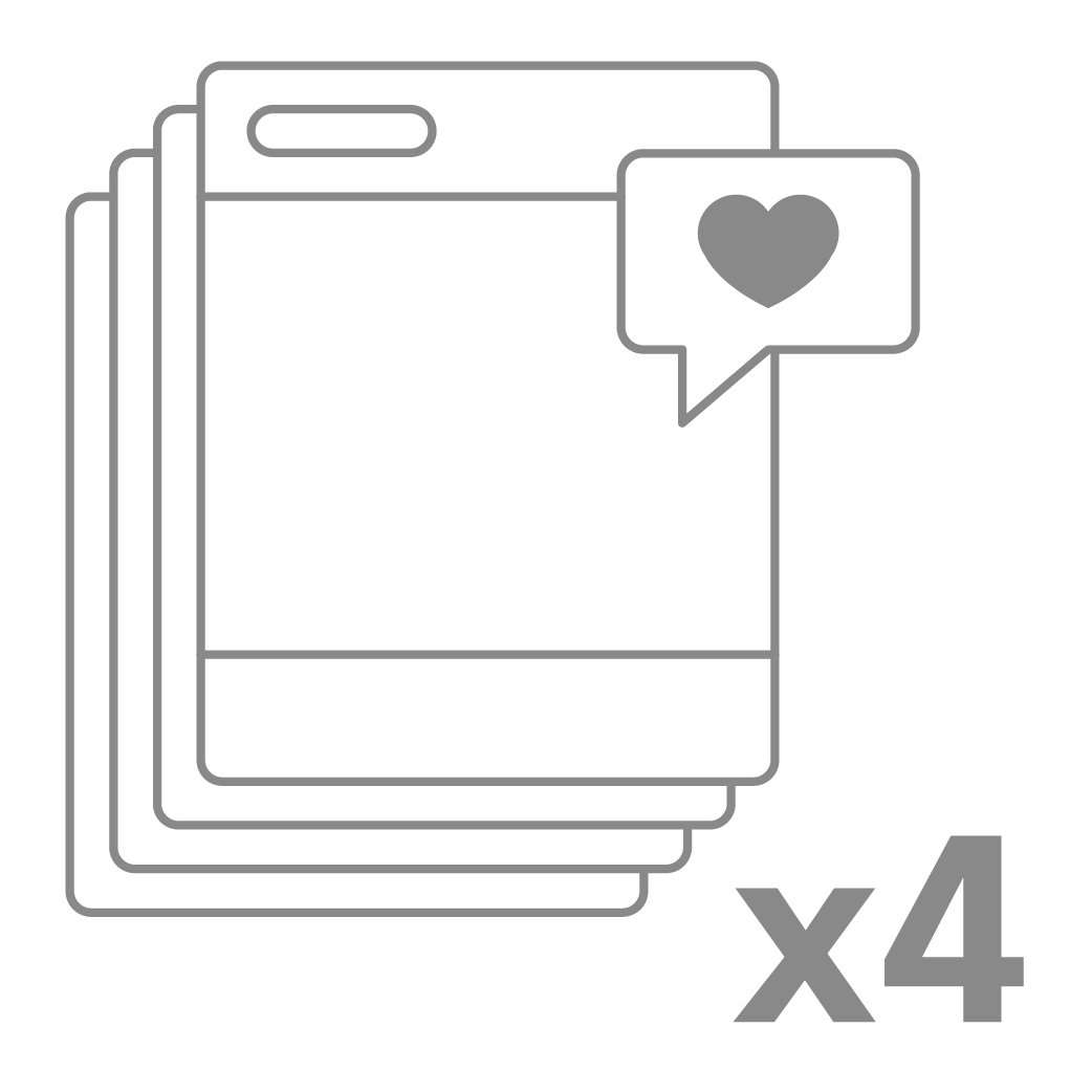 Social Media Templates (4/month)