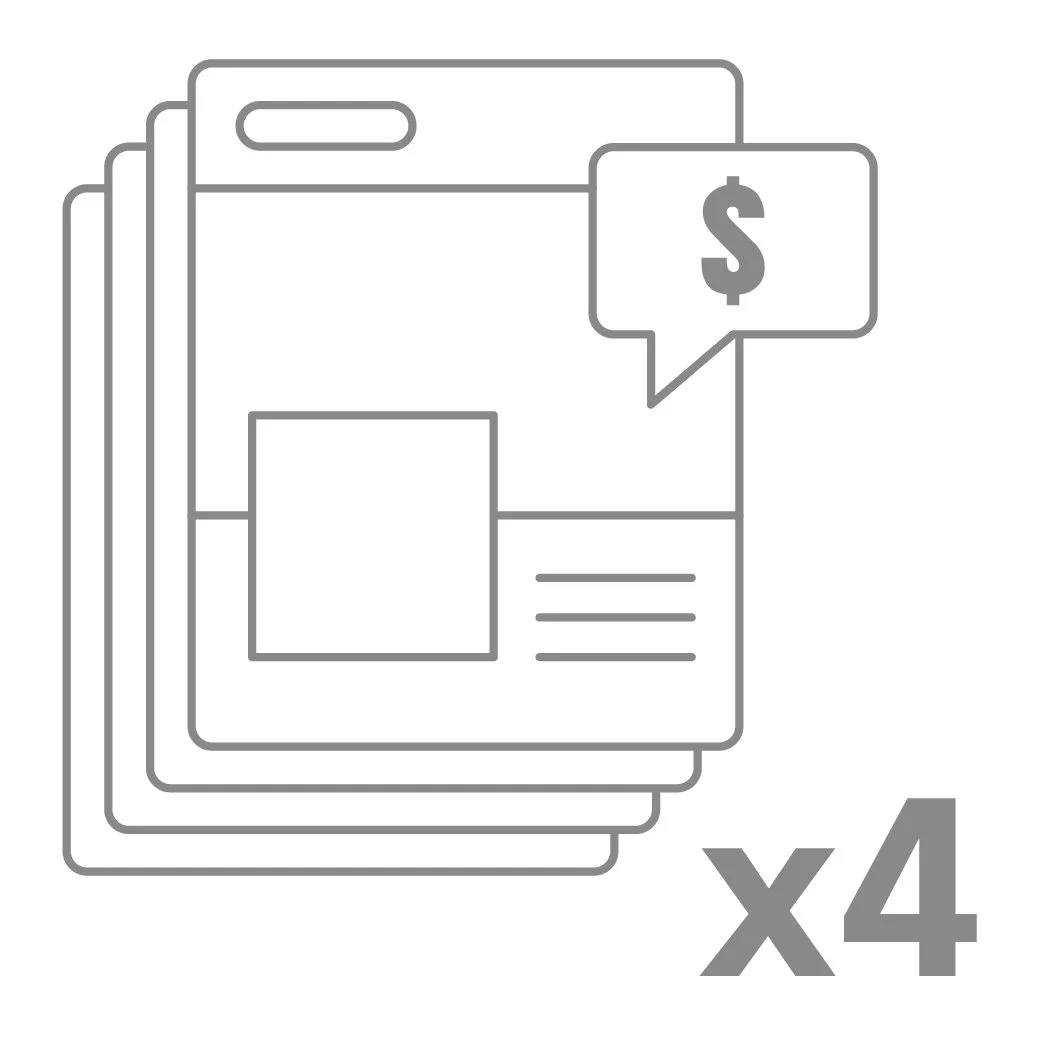 Marketing Email Templates (4/month)