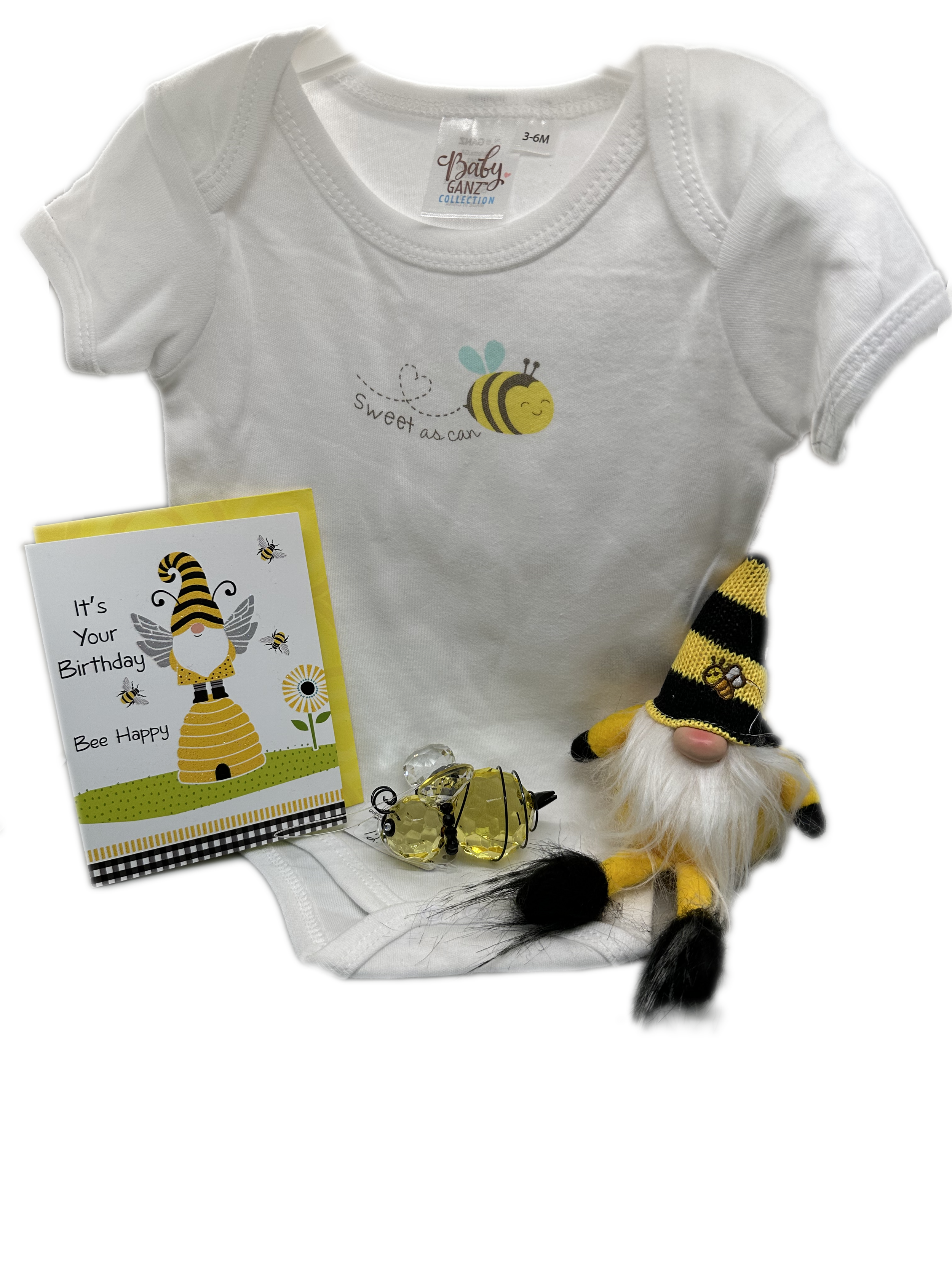 Bee Gnome, Bee Card, Bee Ornament