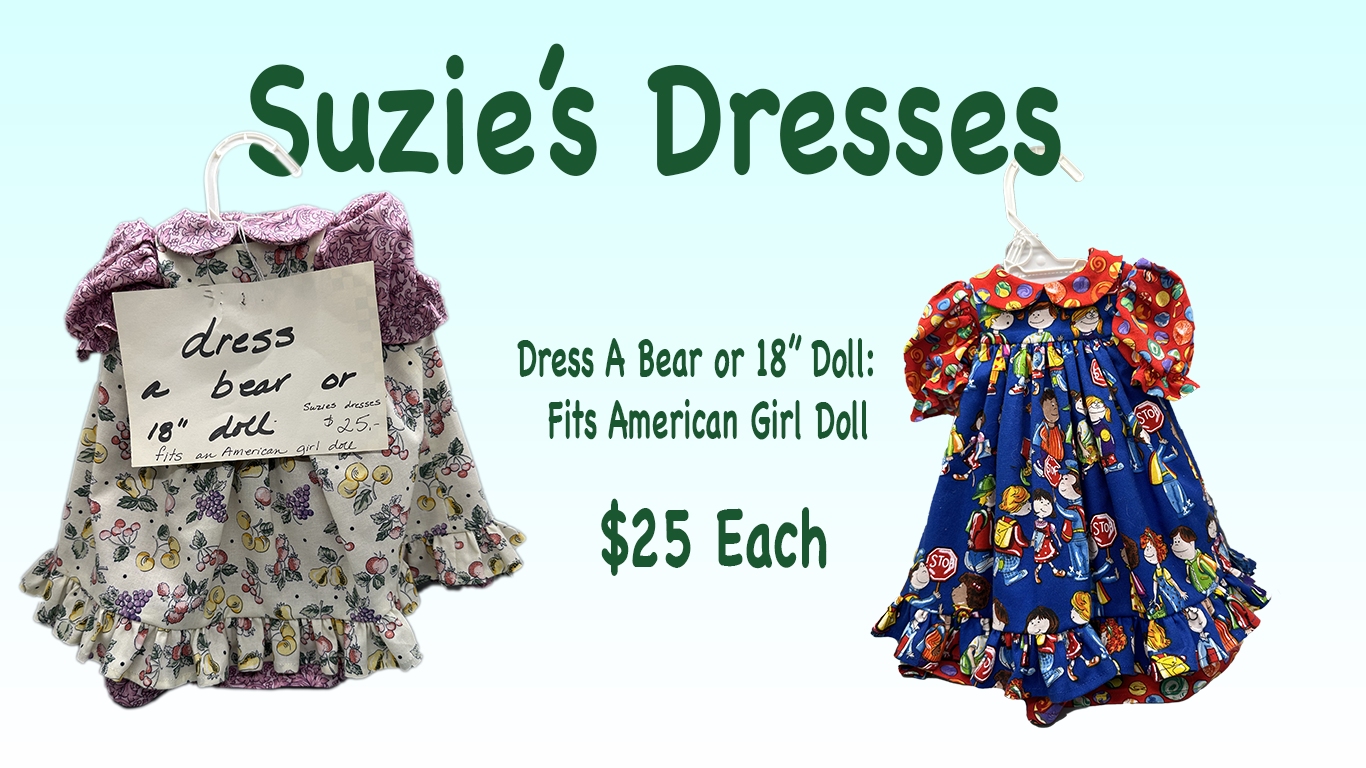 Bear and Doll Dresses