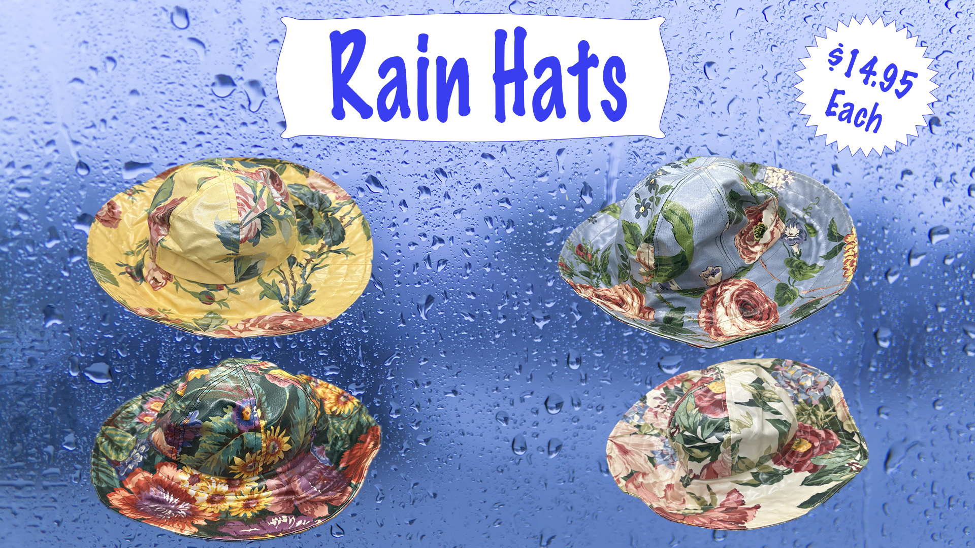 Nordic House Designs NYC Women's Rain Hats