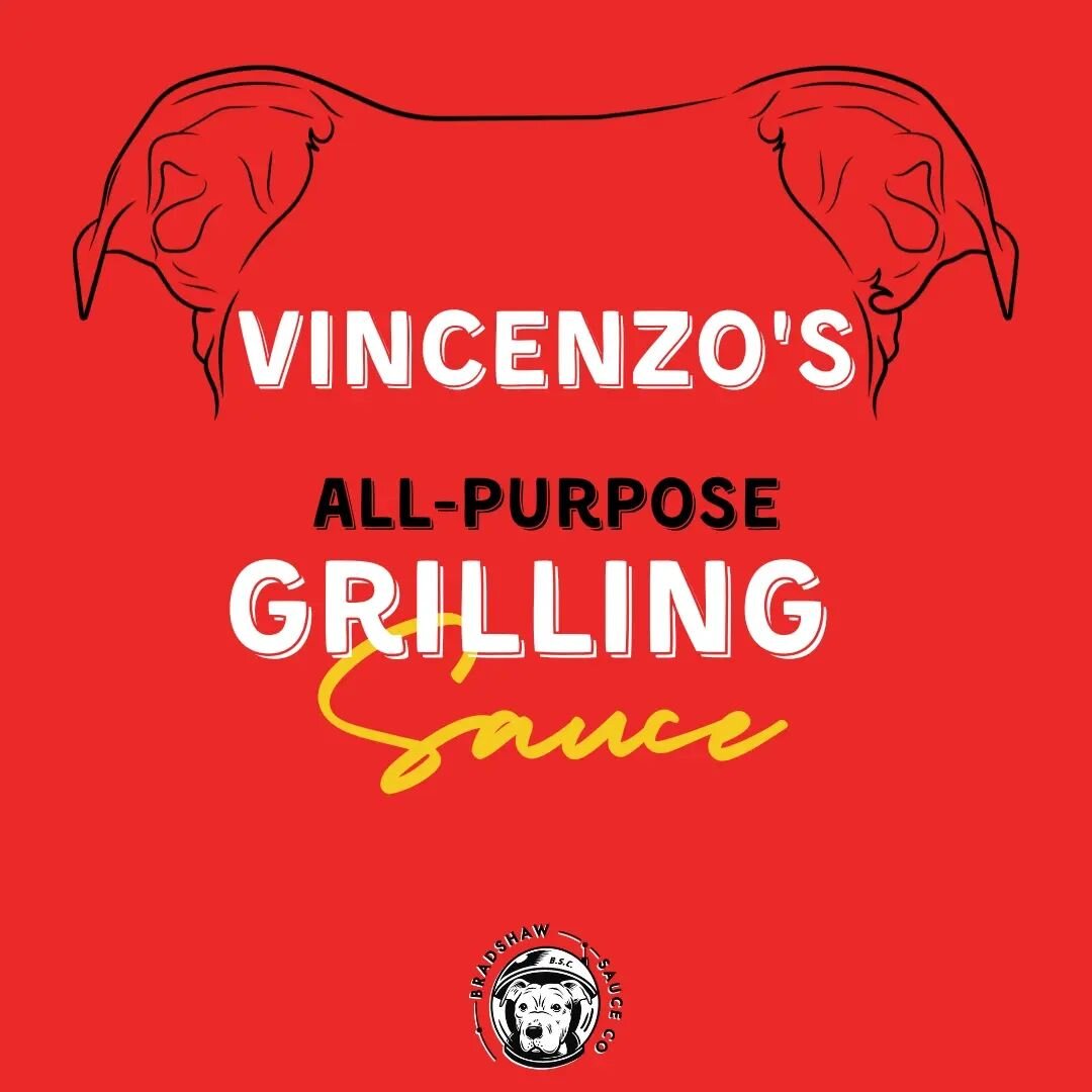 Although our oldest dog Vincenzo (Vinny) is the face of our brand as our logo, he hasn&rsquo;t had a sauce dedicated to him until now. Introducing Vincenzo&rsquo;s All-Purpose Grilling Sauce: A chipotle maple mustard BBQ inspired sauce with just enou