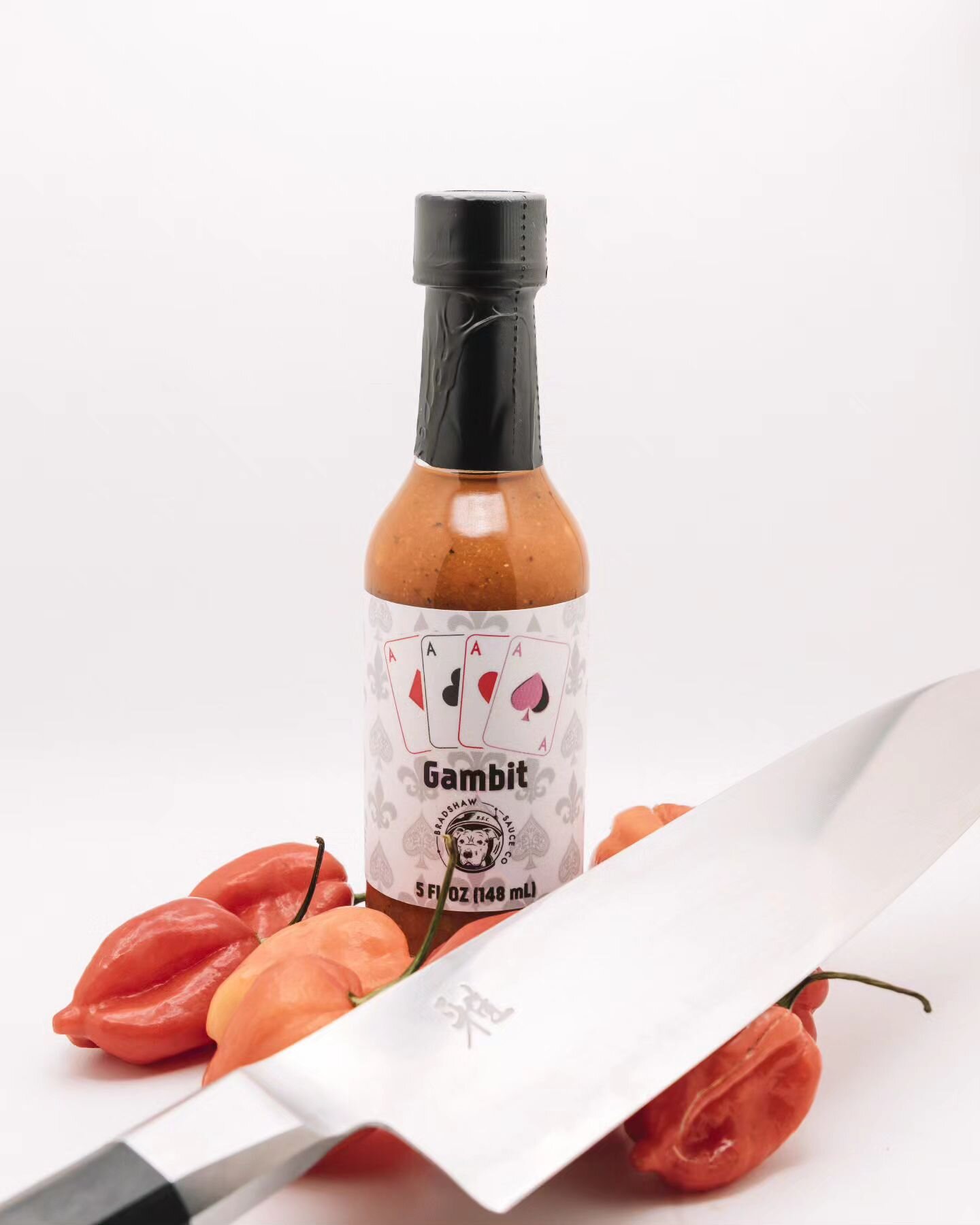 Working on a batch of Gambit today for Holiday orders! This sauce was released for our second-anniversary party and quickly became one of our best sellers. Gambit is a culinary combination of Trinidad Scorpions, Ghost Peppers, Habaneros, and a Cajun-