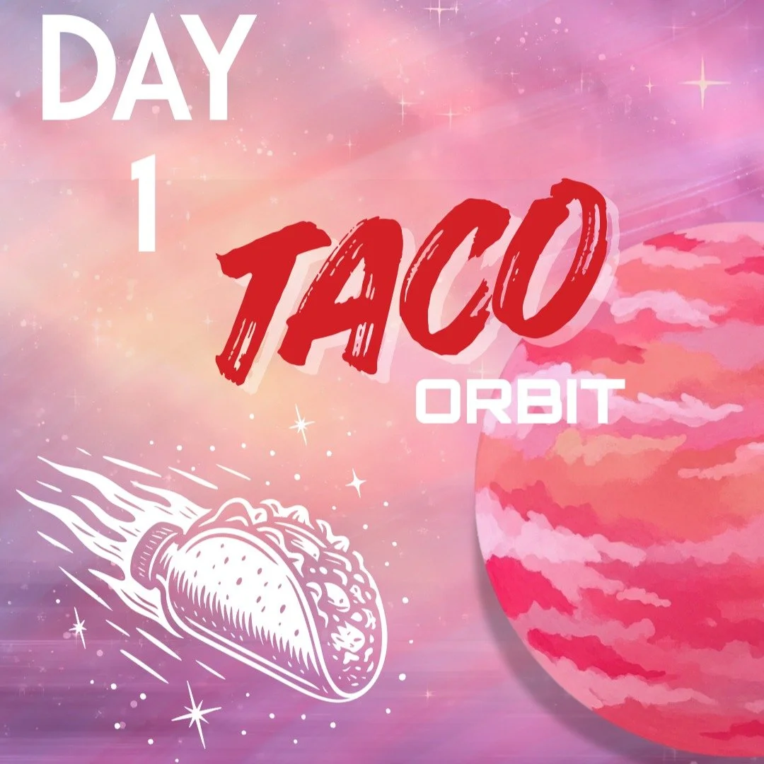 Today is the first day of our 12 Days of Spicemas!

In this holiday series, we will drop a few brand-new sauce packs, highlight our best sauces, and share stories from behind the scenes.

Day 1 Taco Orbit

Introducing our all-new Taco 4 Pack featurin