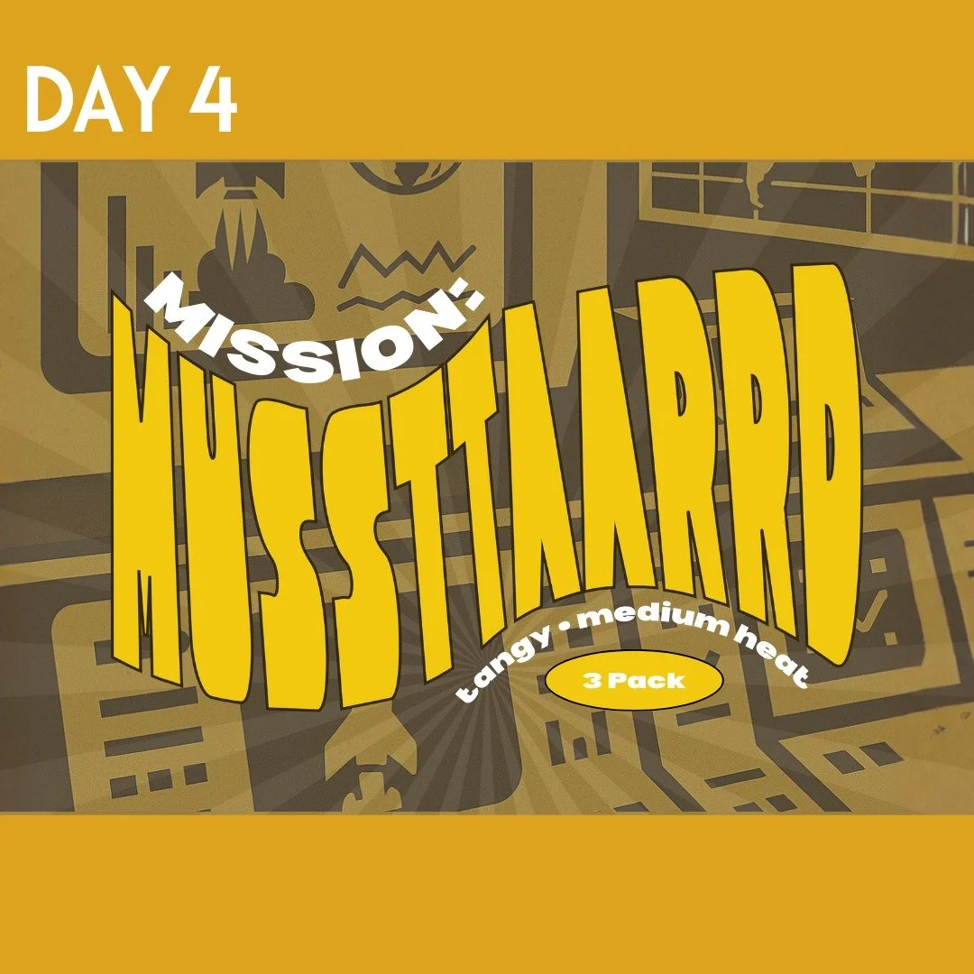 Day 4 of Spicemas

Love mustard? Know someone who does? Our brand-new Mission: Mustard (3-pack) is the perfect gift for lovers of bold mustard flavors and a touch of heat&mdash;crafted for fans who appreciate quality, spice, and small-batch care.

Sa