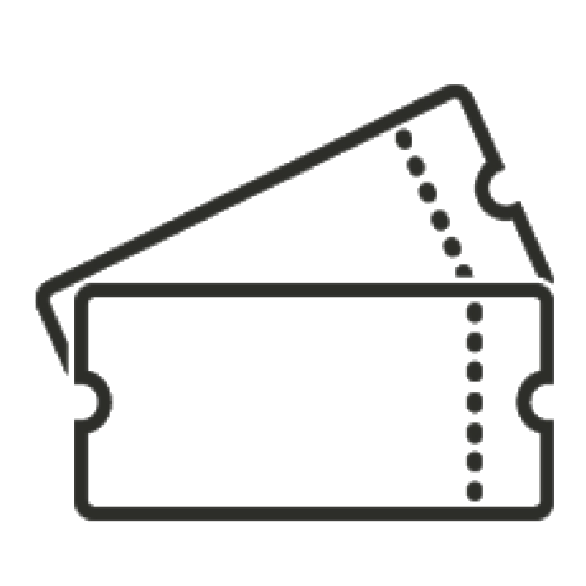 Line drawing of tickets