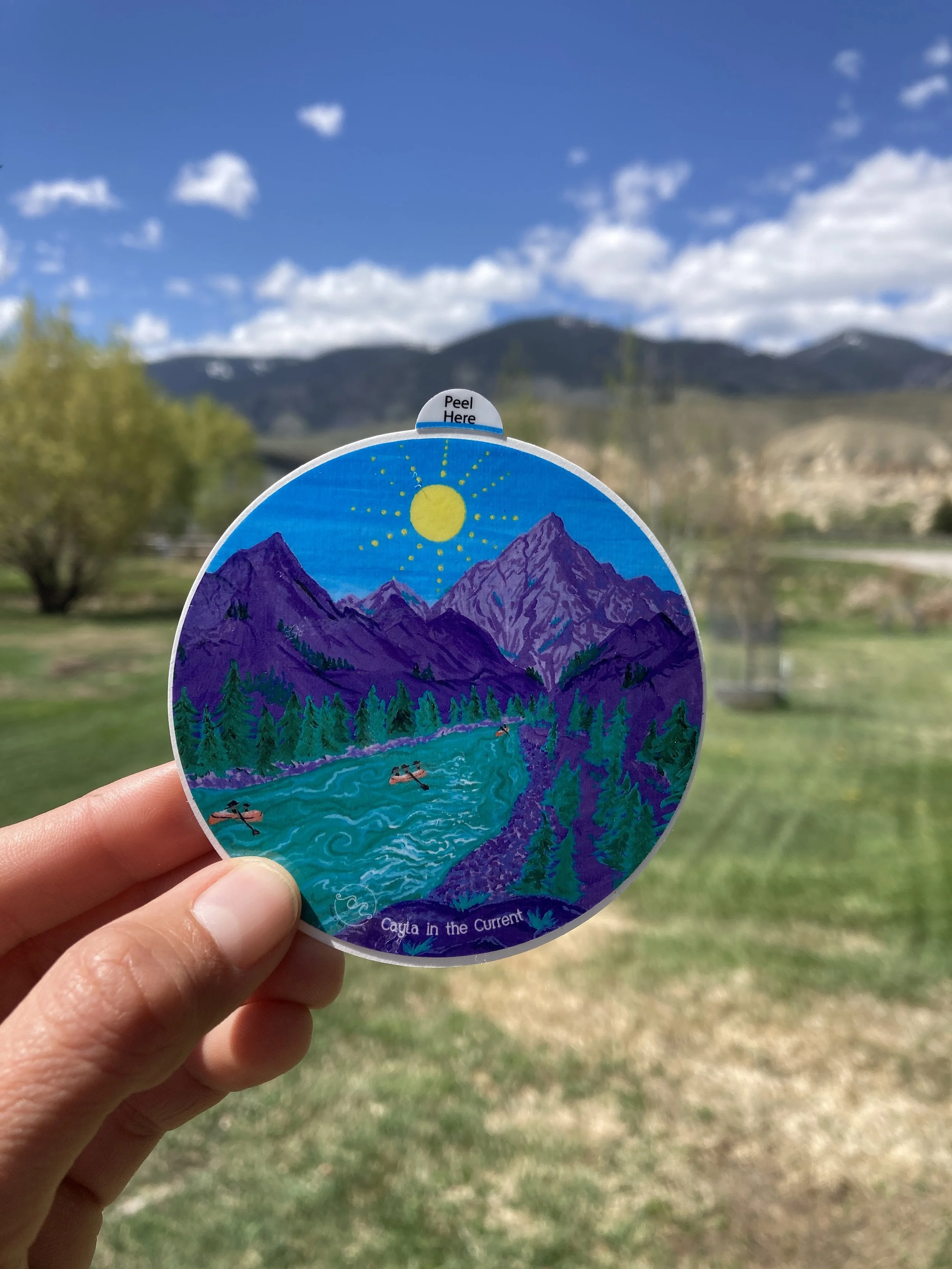 “Journeys in the Sun” sticker 3”