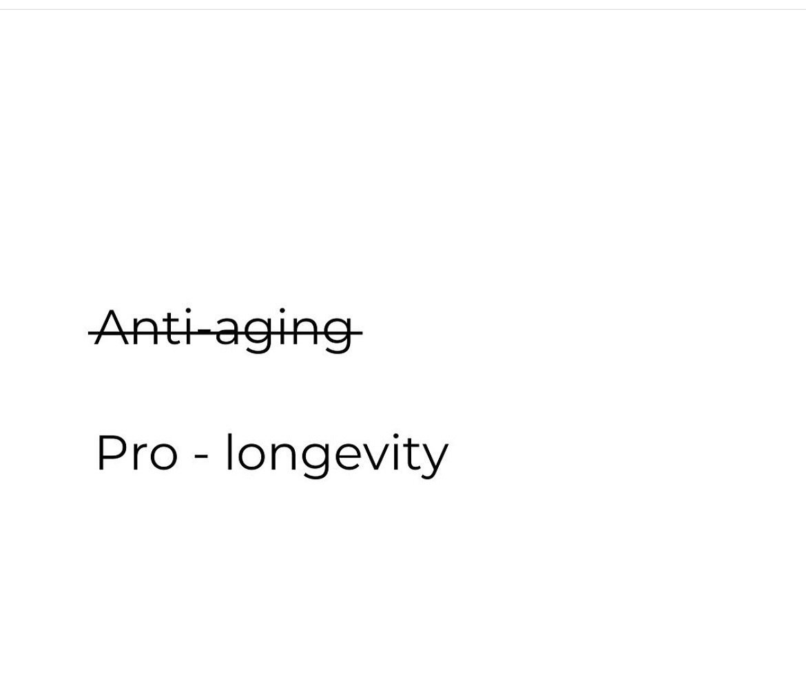 Let&rsquo;s talk longevity, not just anti-aging!

It&rsquo;s time to shift our focus from superficial anti-aging quick fixes to embracing a lifestyle that promotes longevity.

Being pro-longevity means embracing a lifestyle that enhances your entire 