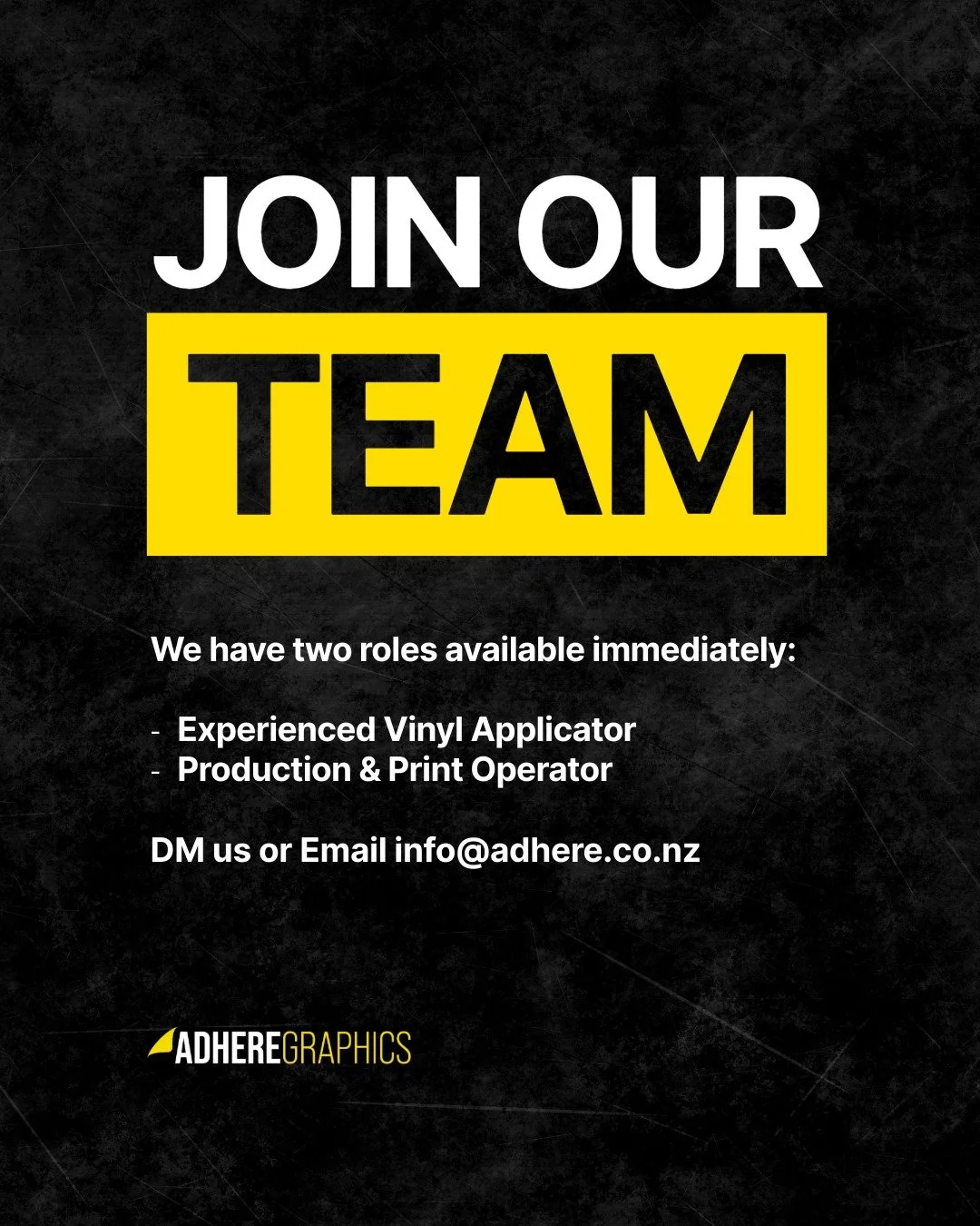 We are ramping up and looking to bring the absolute best talent into our production environment.

We have two roles available immediately:

💥Experienced Vinyl Applicator: You must have proven, high-quality experience with full vehicle wraps, complex