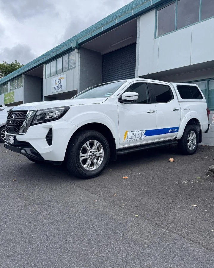 We've branded the LPINZ fleet for many years, and it's always a pleasure to have them in for a wrap! These Nissan Navaras are looking slick with their subtle but effective branding.
