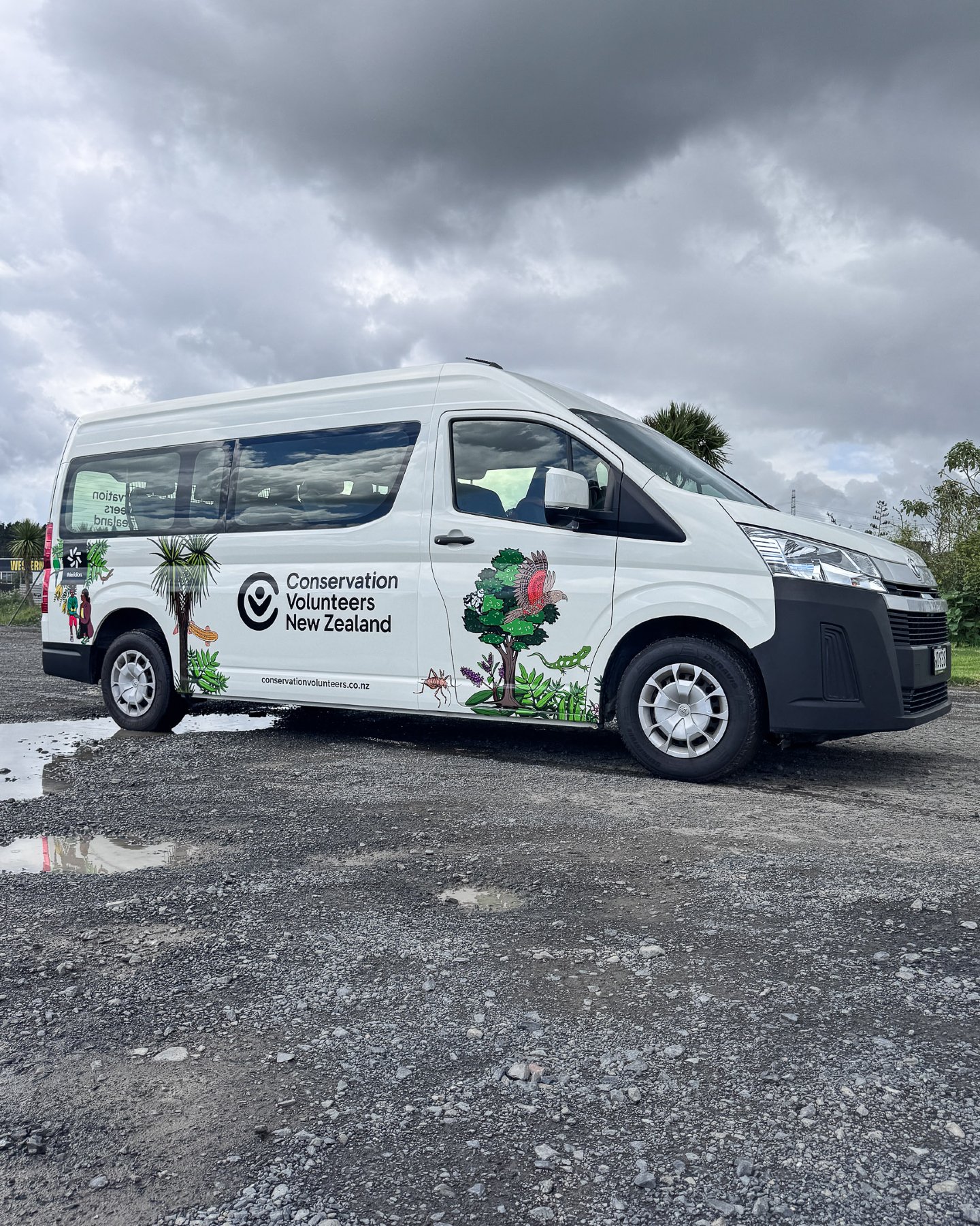 Here's another look at our work for the wonderful @conservationvolunteersnz ! This was fun to do, a wonderful result, and a message we can get behind.