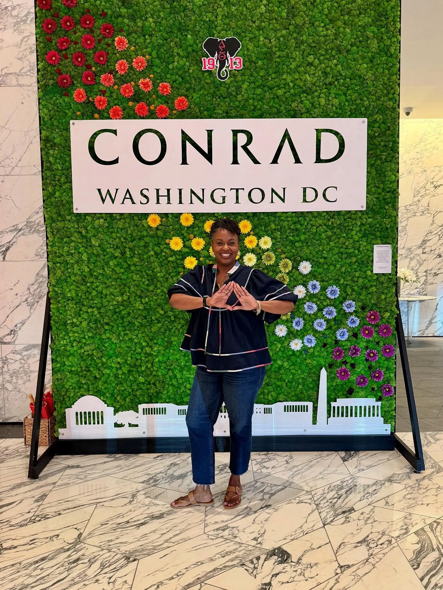 Celebrating my birthday at the @conradwashingtondc Rooftop lounge was a vibe. Good food, great family and friends - and lots of love.