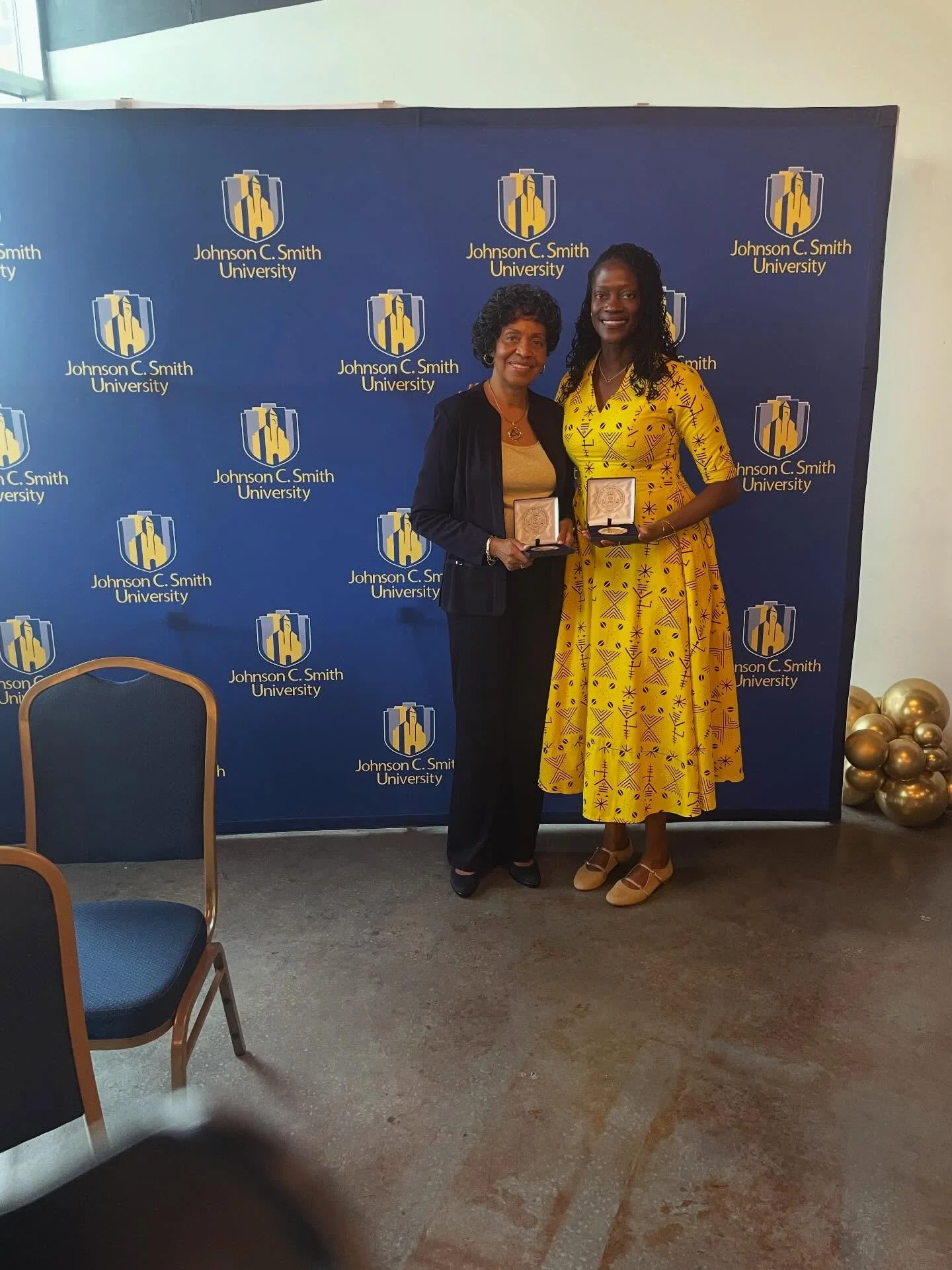 #ProudDaughterPost Today my mom was honored by her alma mater, @jcsuniversity for her philanthropic giving. I'm so proud of the wonderful example she continues to set for her family of giving her time, talents and treasurers for the betterment of oth
