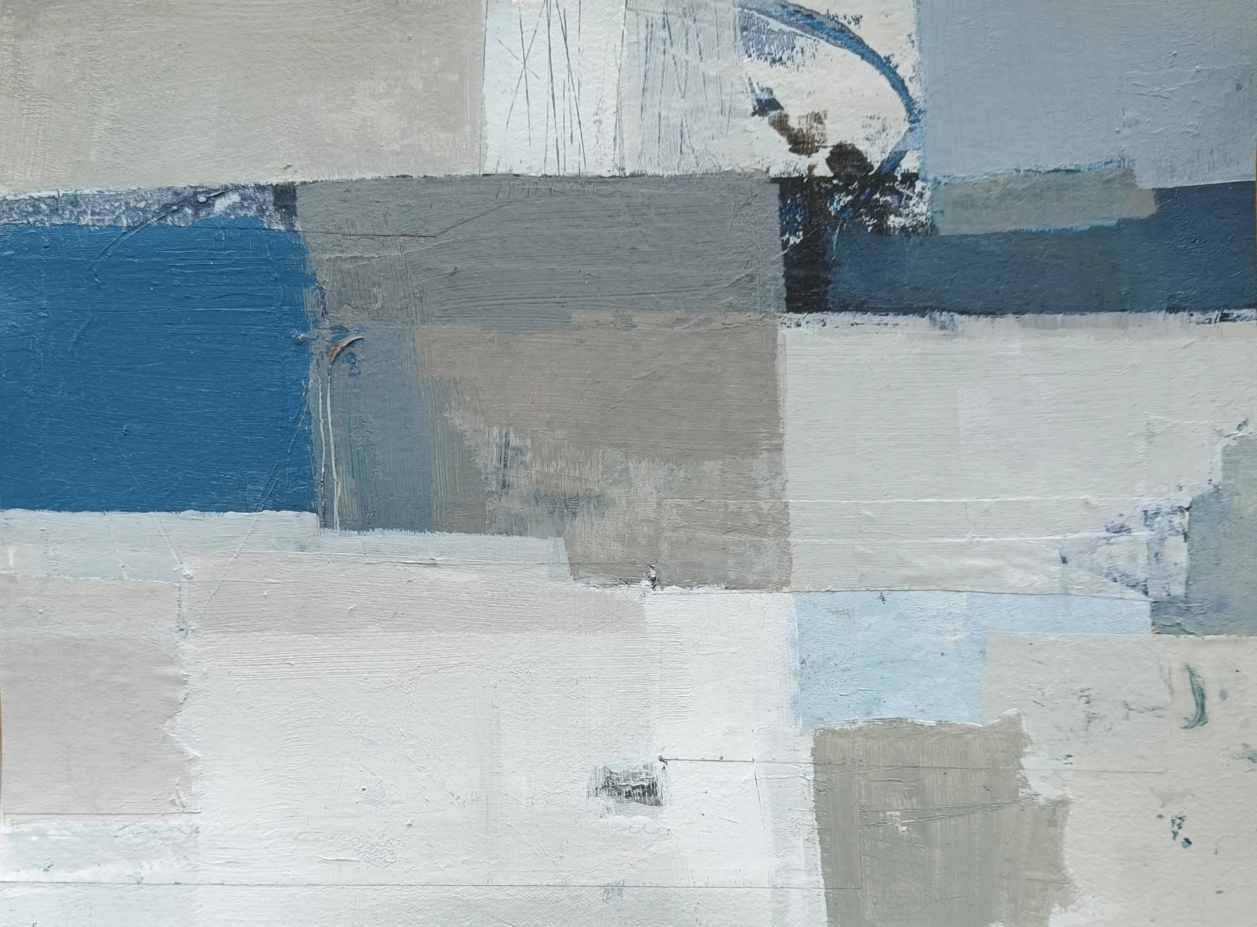 Inky Blue #5 - 23 x 31 cm 